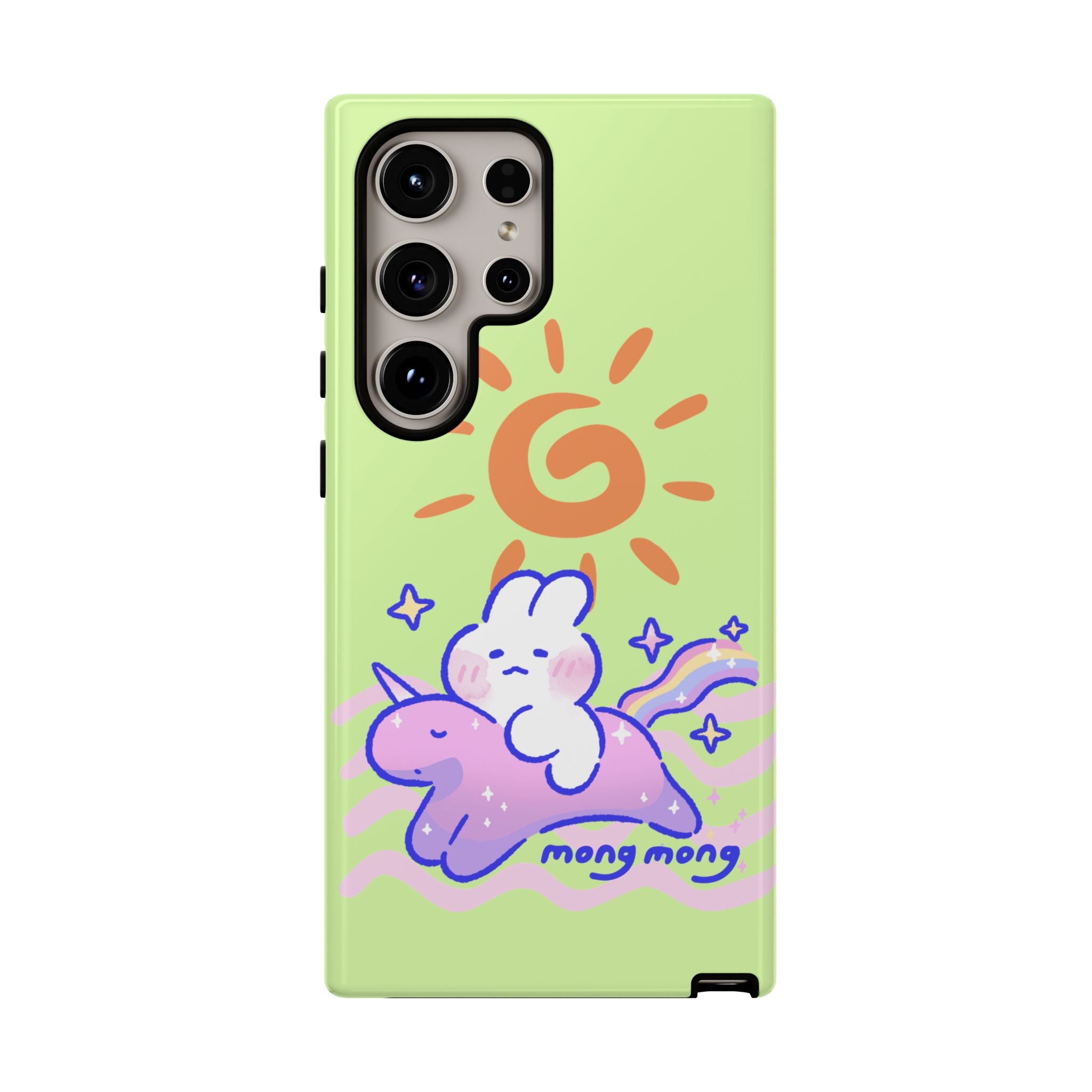 Lovely Mong Mong Ride a Unicorn Phone Case