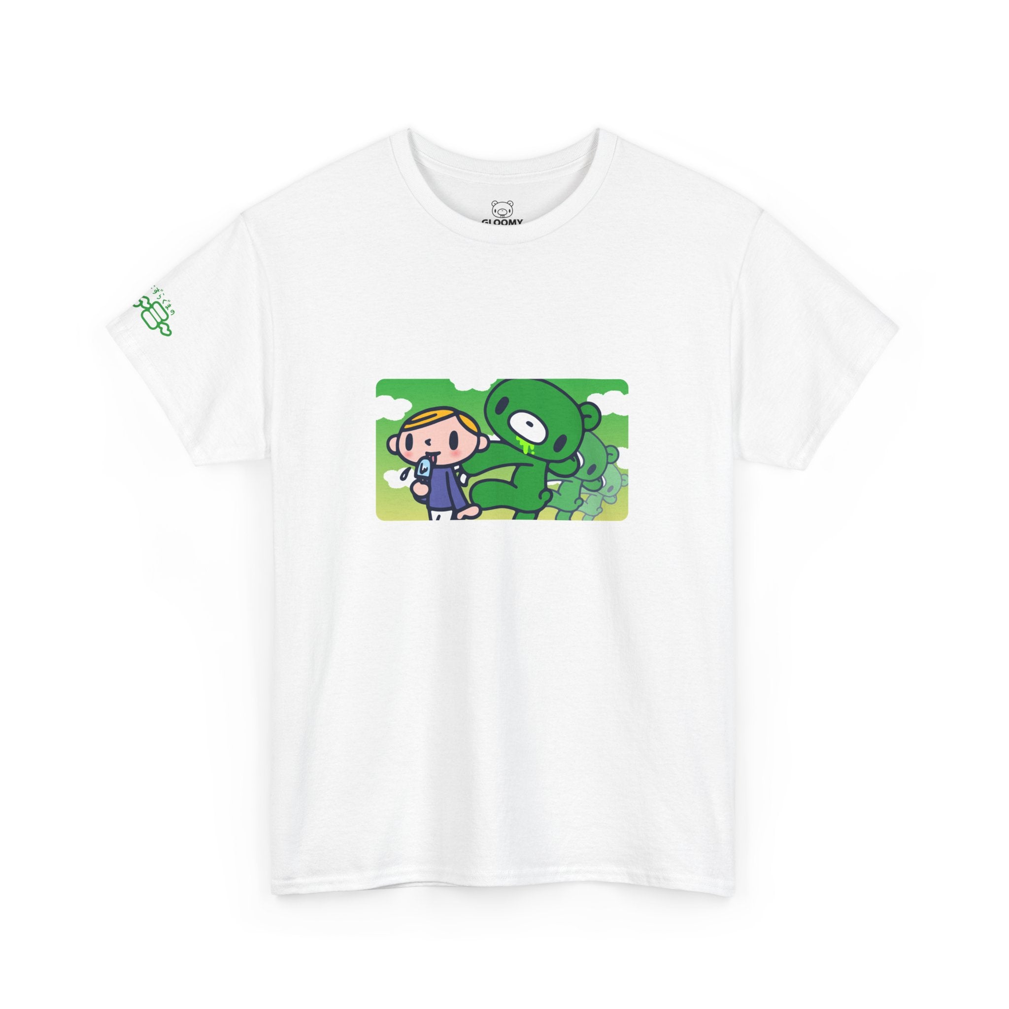 Sneak Up Green Gloomy Bear Tee