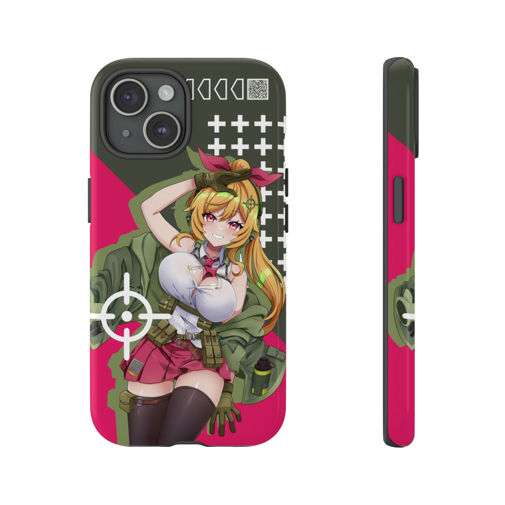 タレットガールズ - ロックオン スマホケース