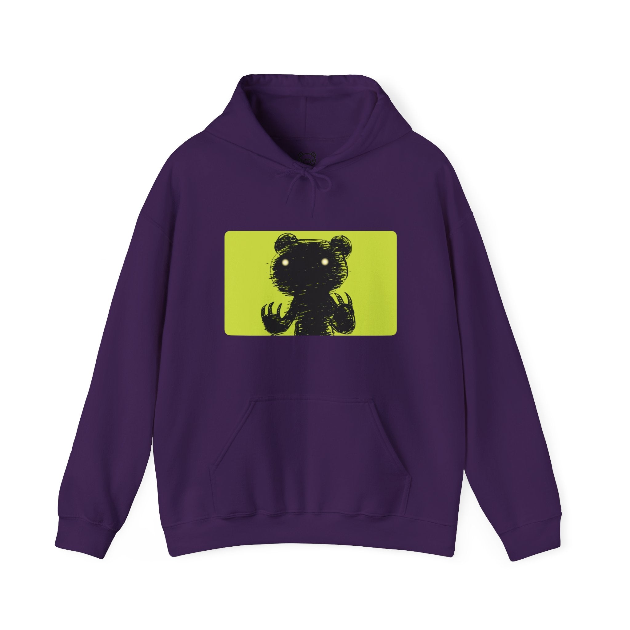 Green Block Abstraction Gloomy Bear Hoodie