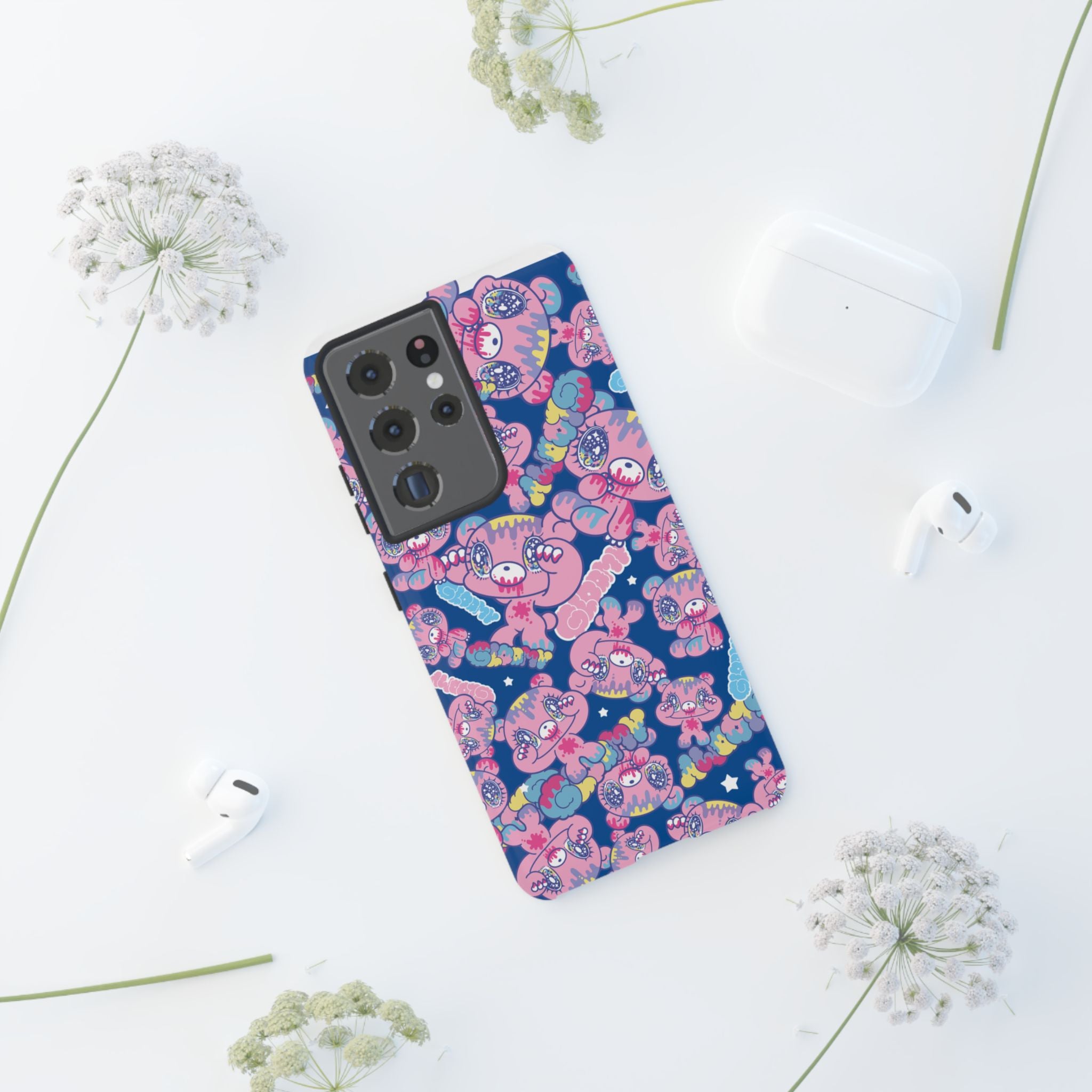 Yurie Sekiya x Gloomy Bear Blue Mania Phone Case