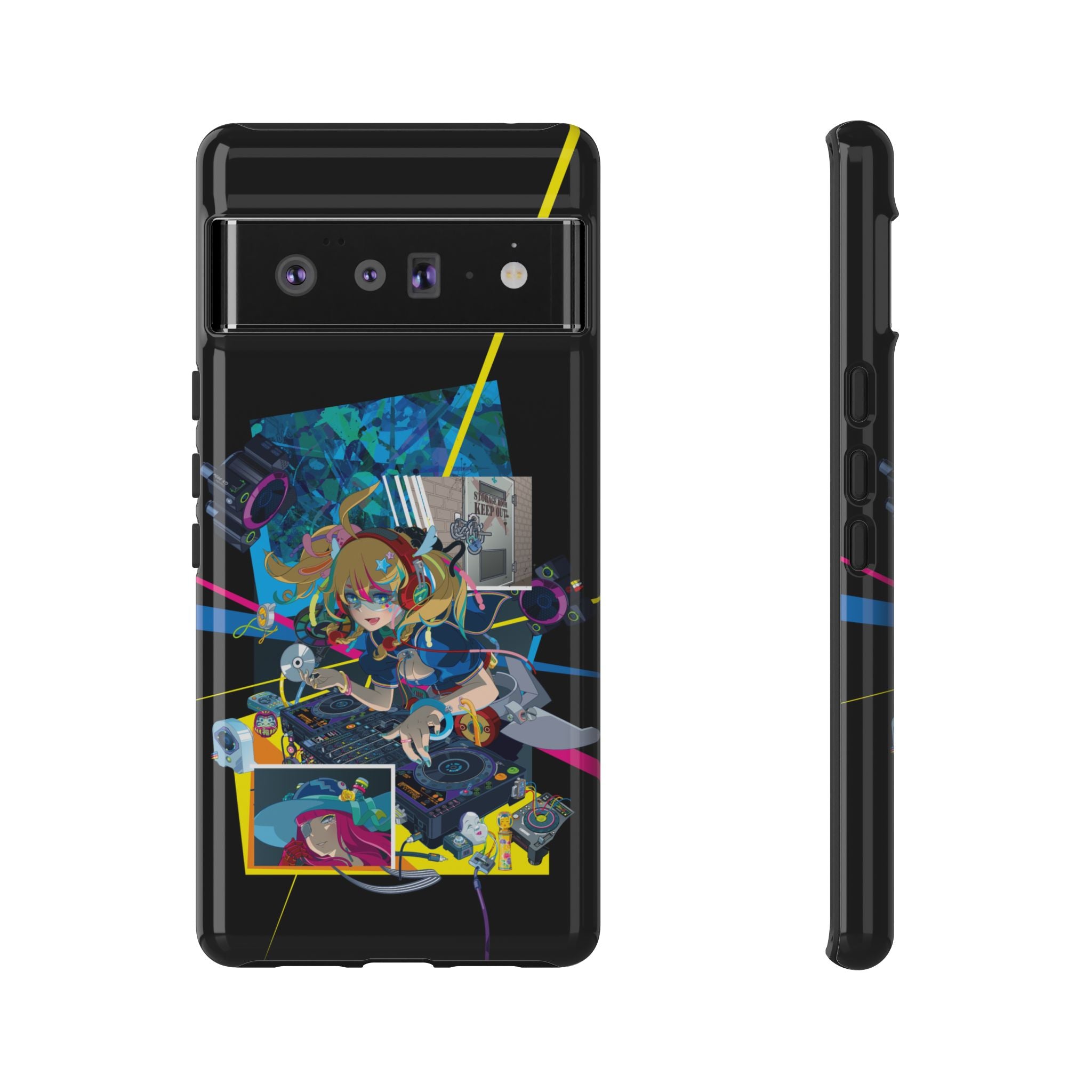 HYPERSONIC music club DJ VAL - Tough Phone Case