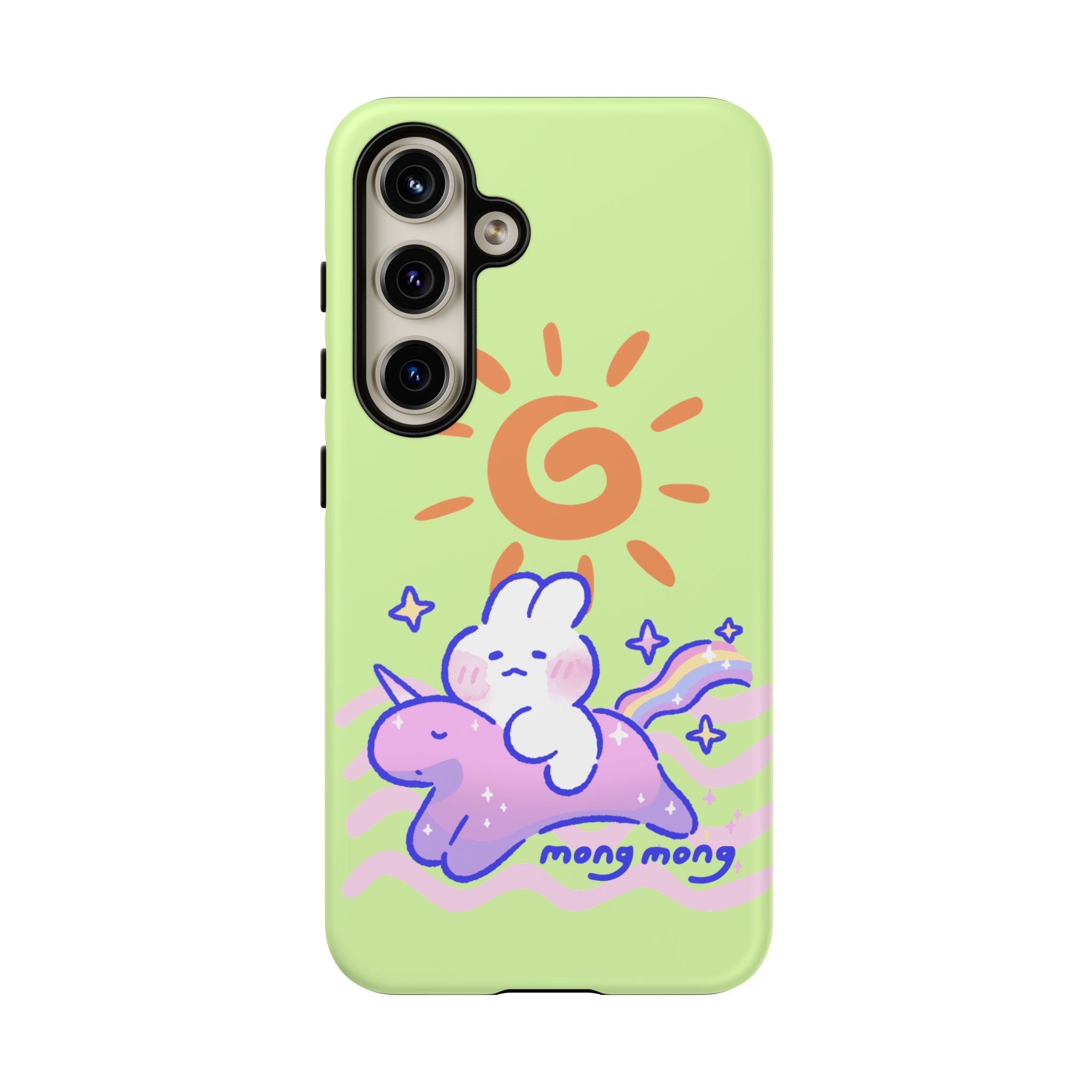 Lovely Mong Mong Ride a Unicorn Phone Case