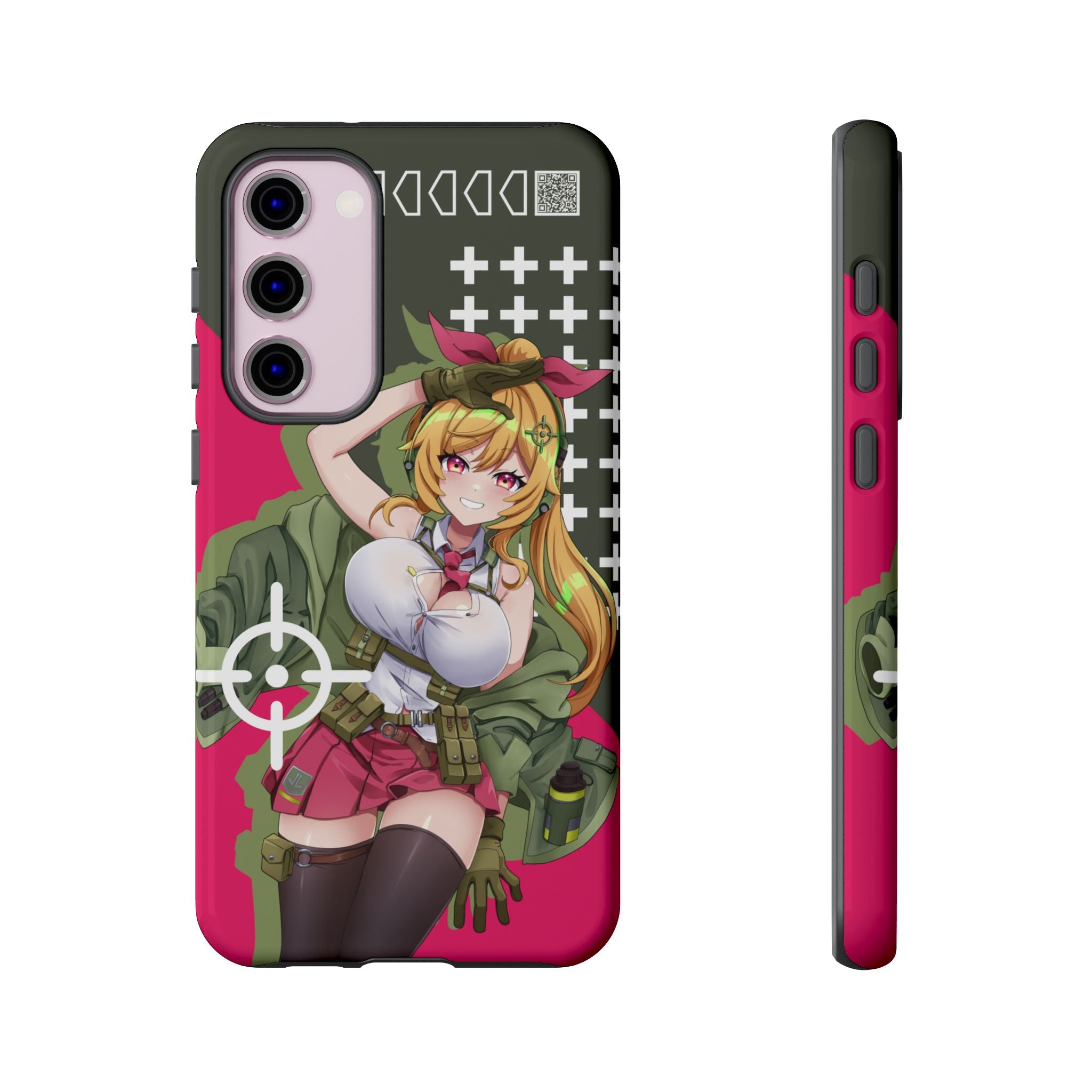 タレットガールズ - ロックオン スマホケース