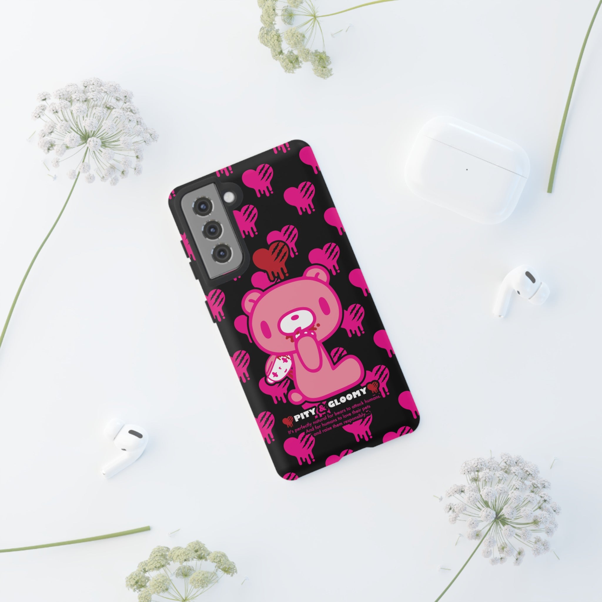 Gloomy Bear Pink Phone Case