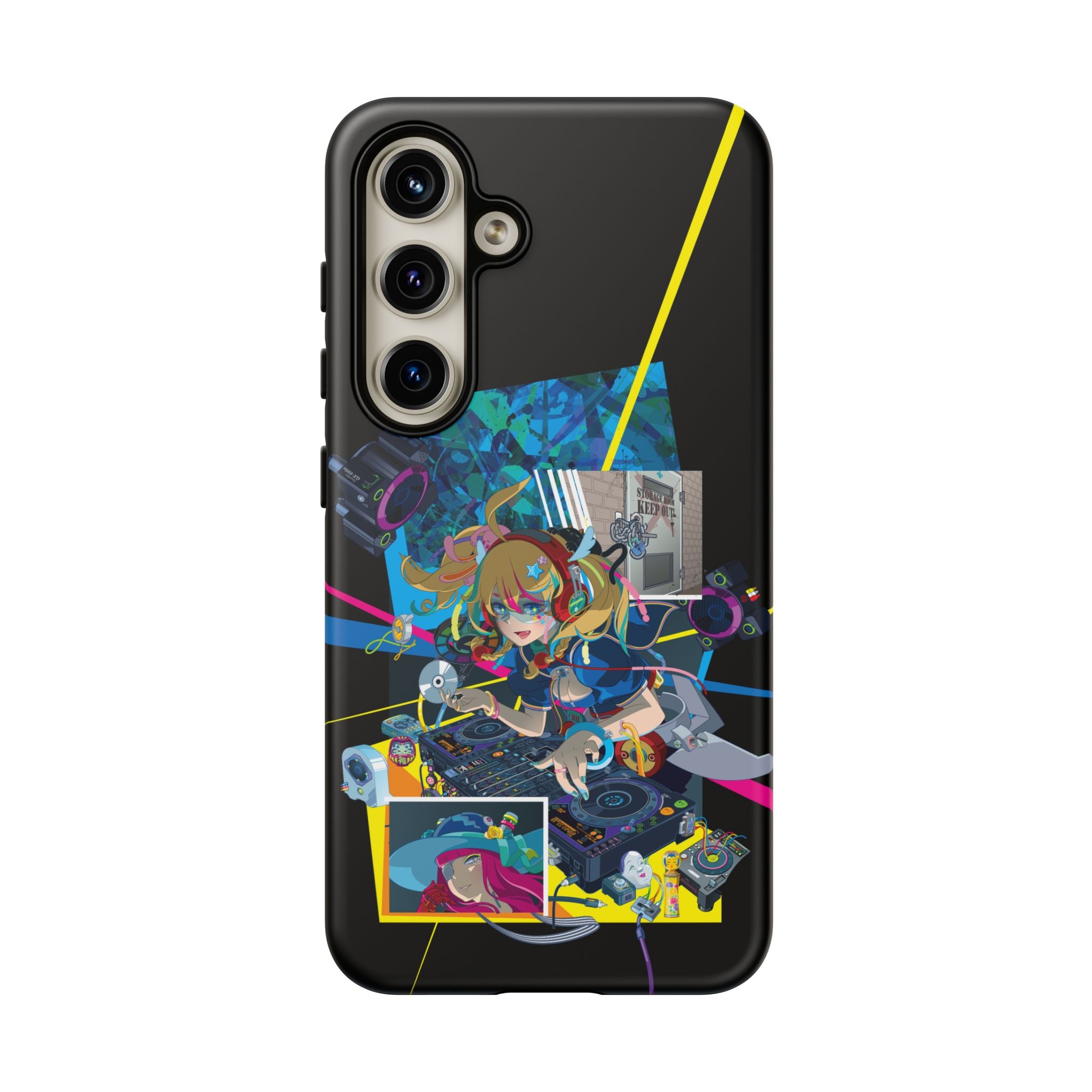 HYPERSONIC music club DJ VAL - Tough Phone Case