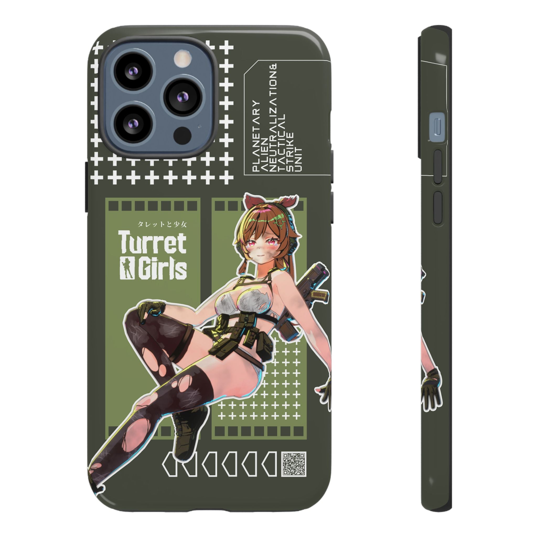 タレットガールズ - ぼろぼろのスマホケース