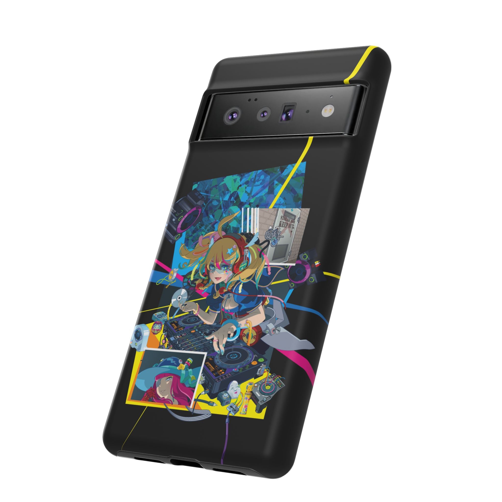 HYPERSONIC music club DJ VAL - Tough Phone Case