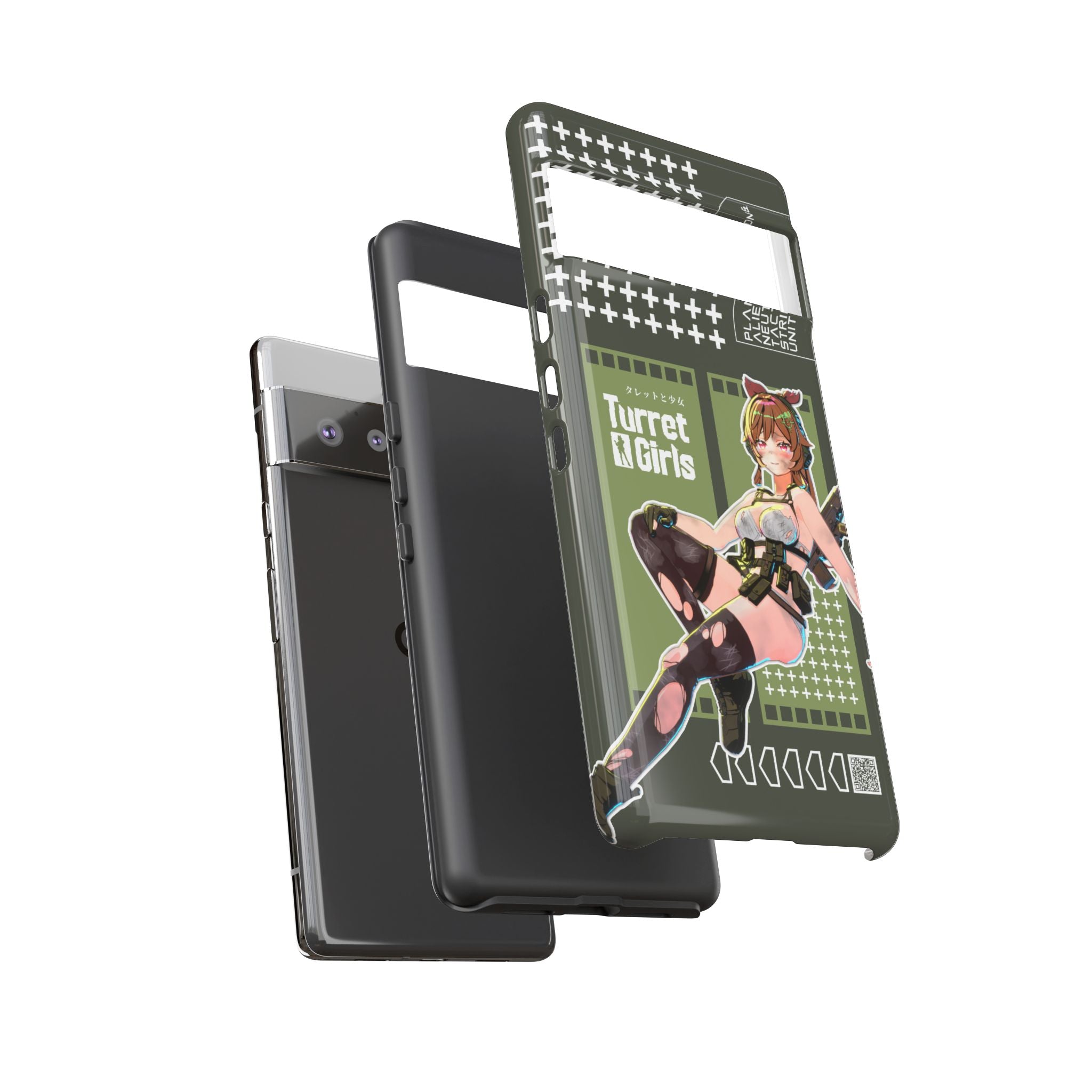 タレットガールズ - ぼろぼろのスマホケース