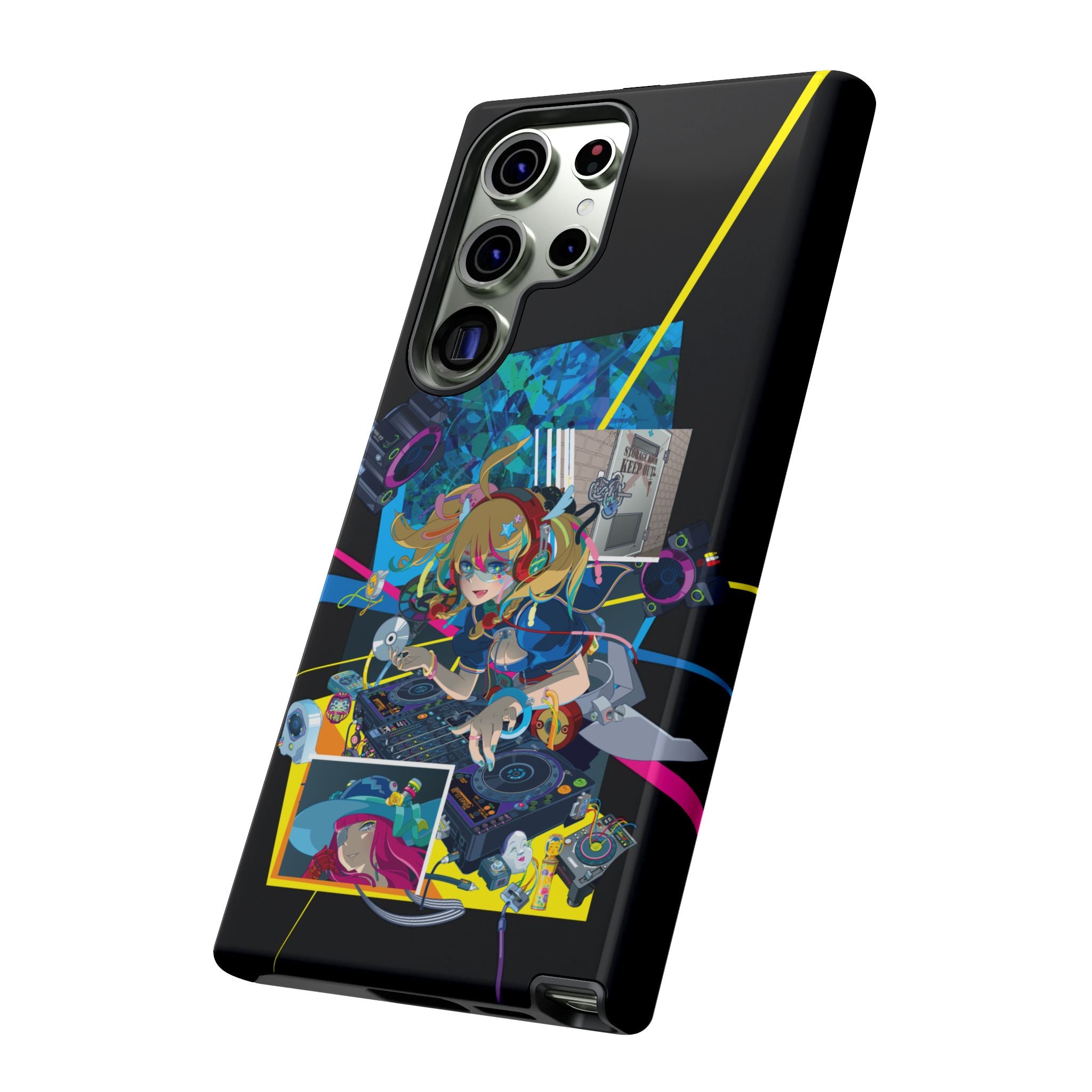 HYPERSONIC music club DJ VAL - Tough Phone Case