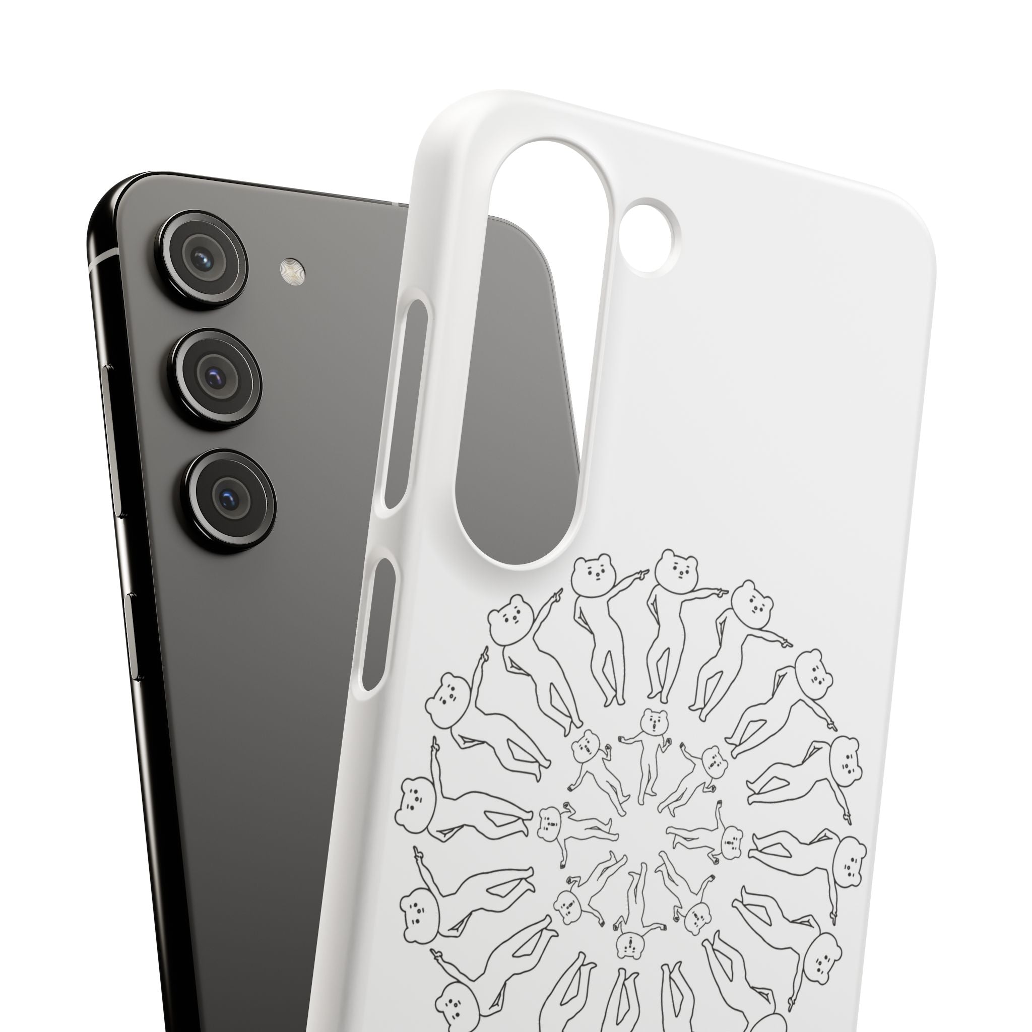 Betakkuma Swirl Pattern Phone Case