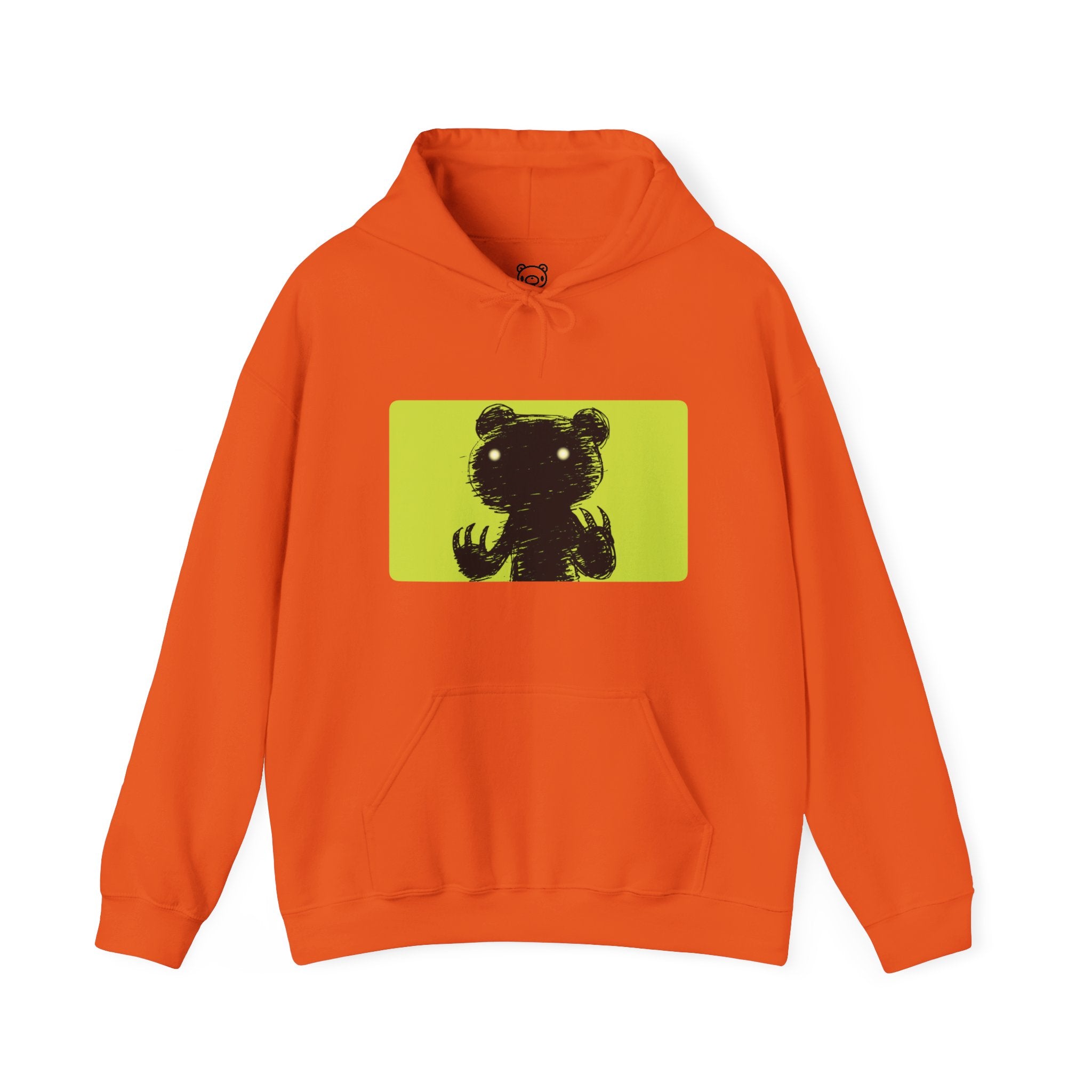 Green Block Abstraction Gloomy Bear Hoodie