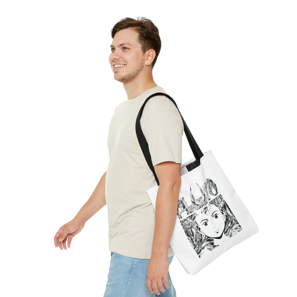 PLUTO Atom Flowers Tote Bag
