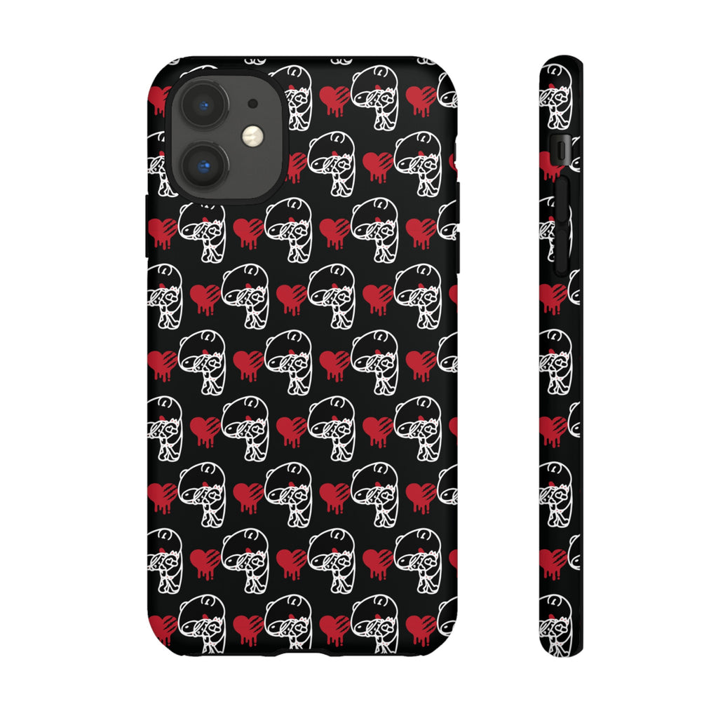 Gloomy & Pity Hug [Black] Phone Case