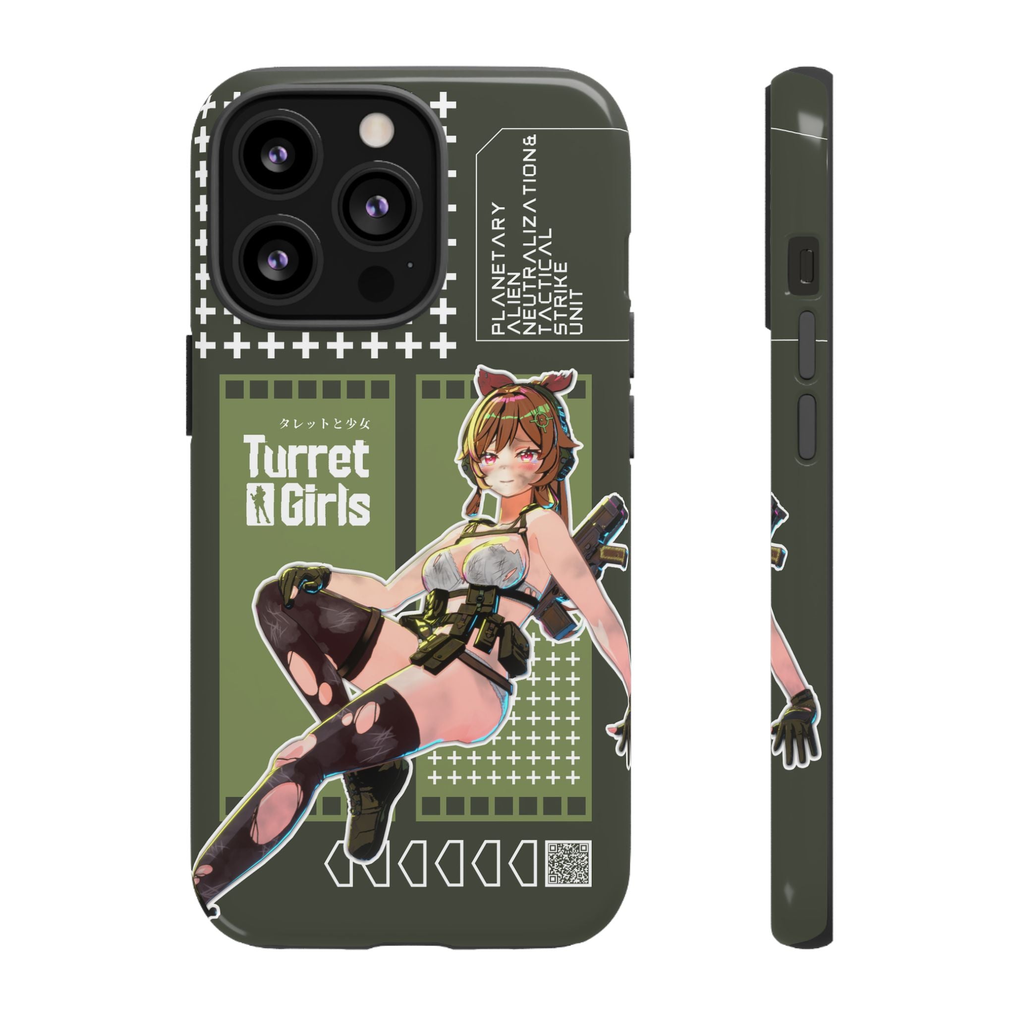 タレットガールズ - ぼろぼろのスマホケース