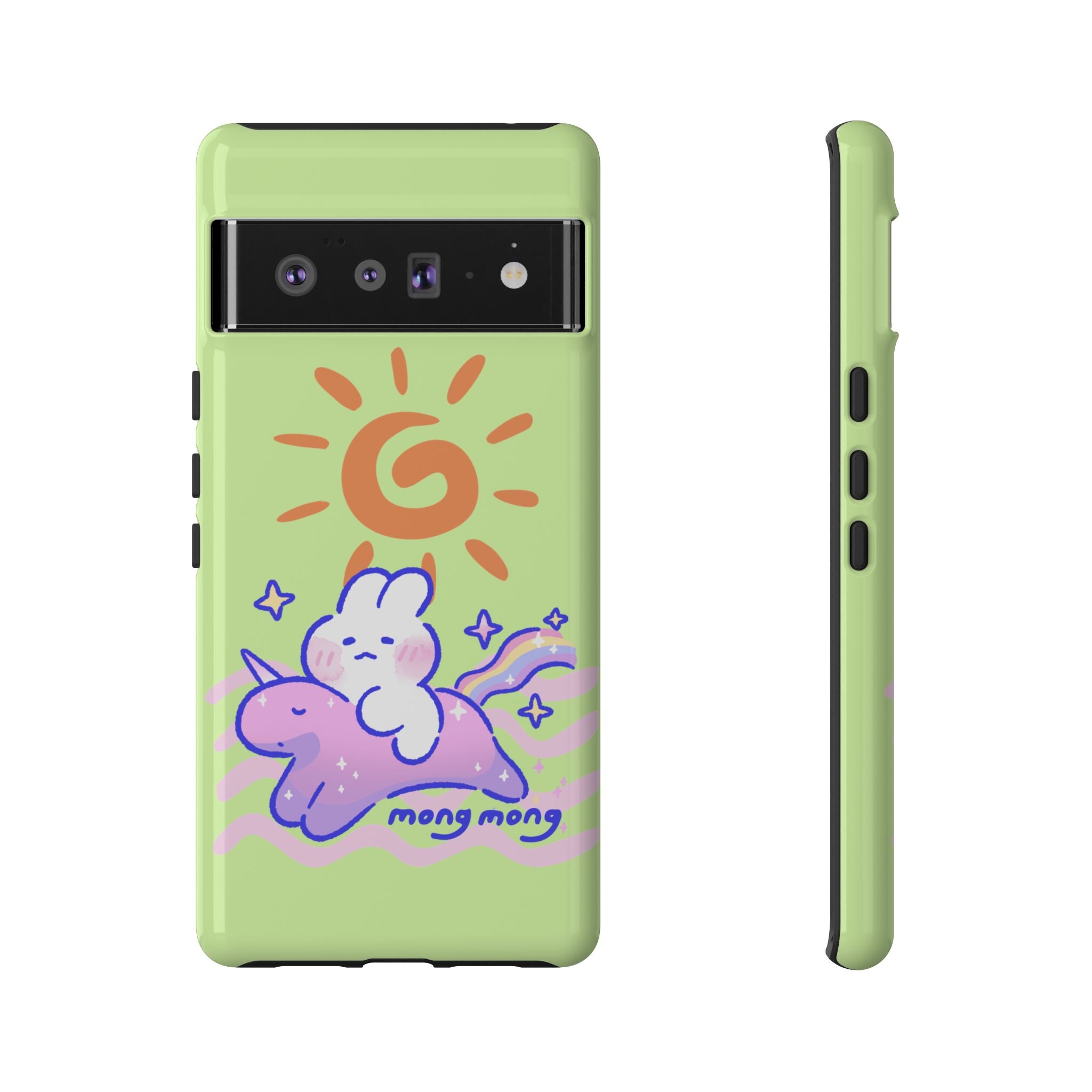 Lovely Mong Mong Ride a Unicorn Phone Case