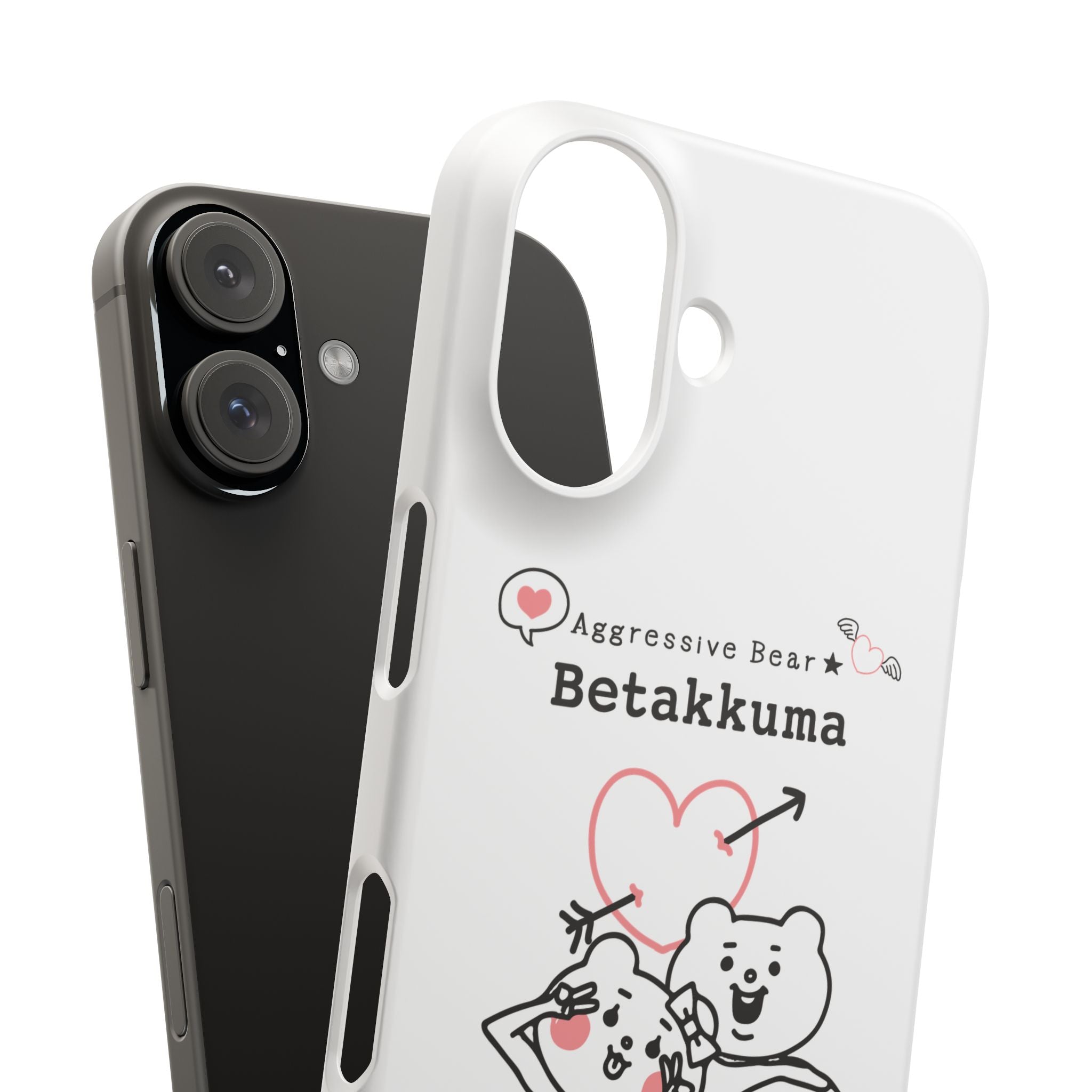 Betakkuma Arrow Heart Phone Case