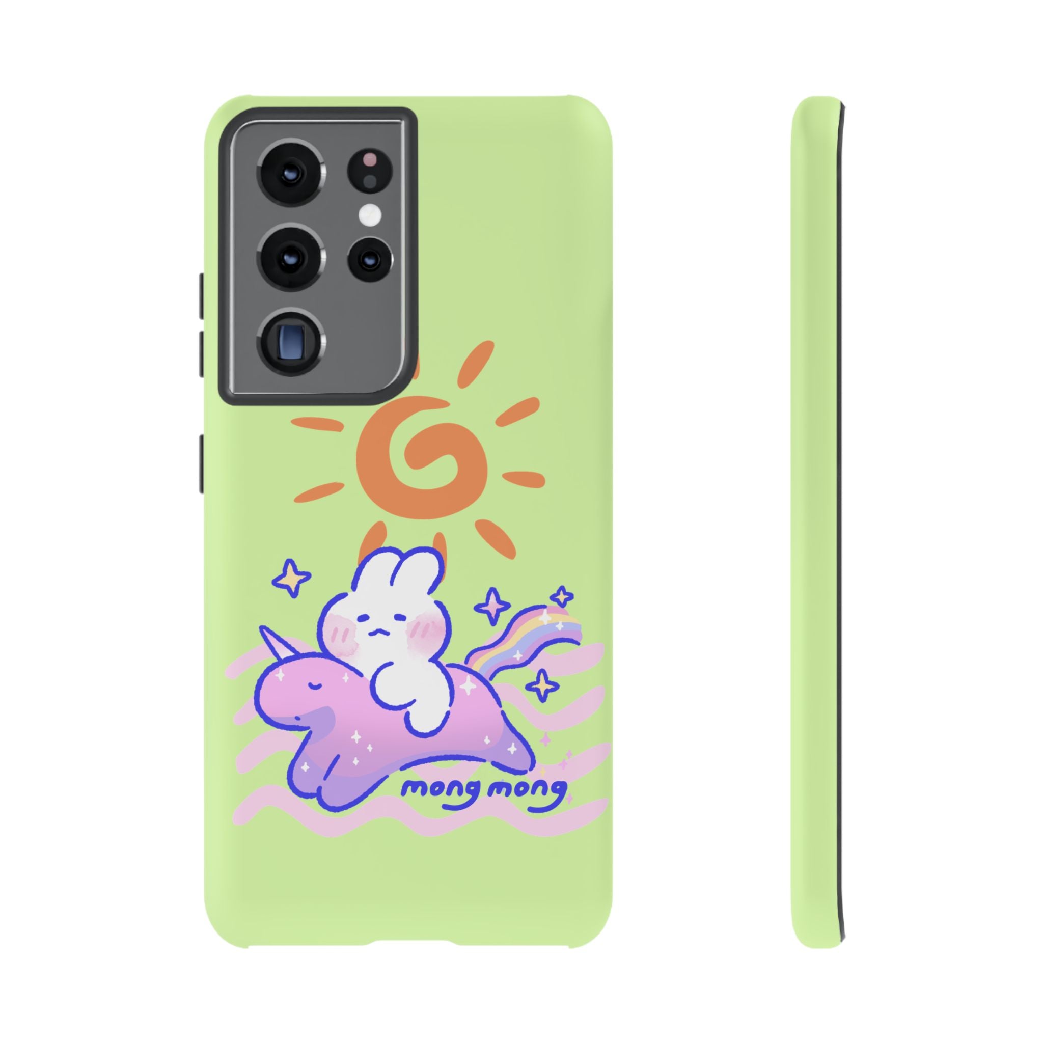 Lovely Mong Mong Ride a Unicorn Phone Case