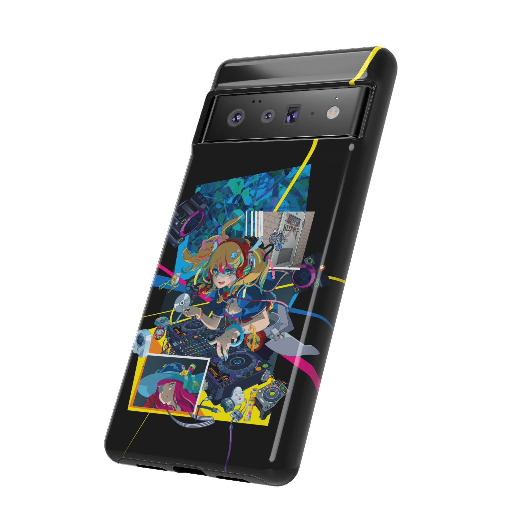 HYPERSONIC music club DJ VAL - Tough Phone Case