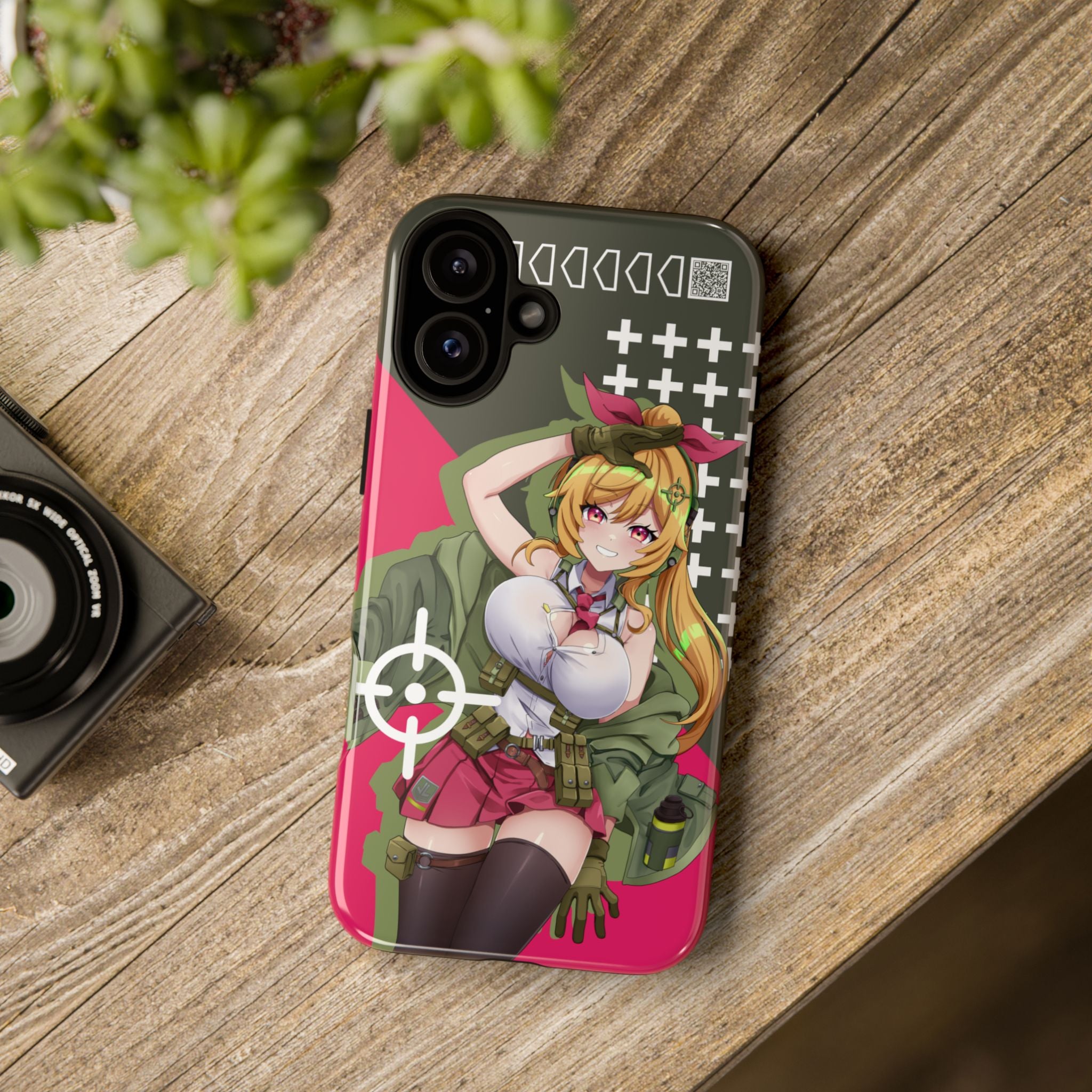 タレットガールズ - ロックオン スマホケース