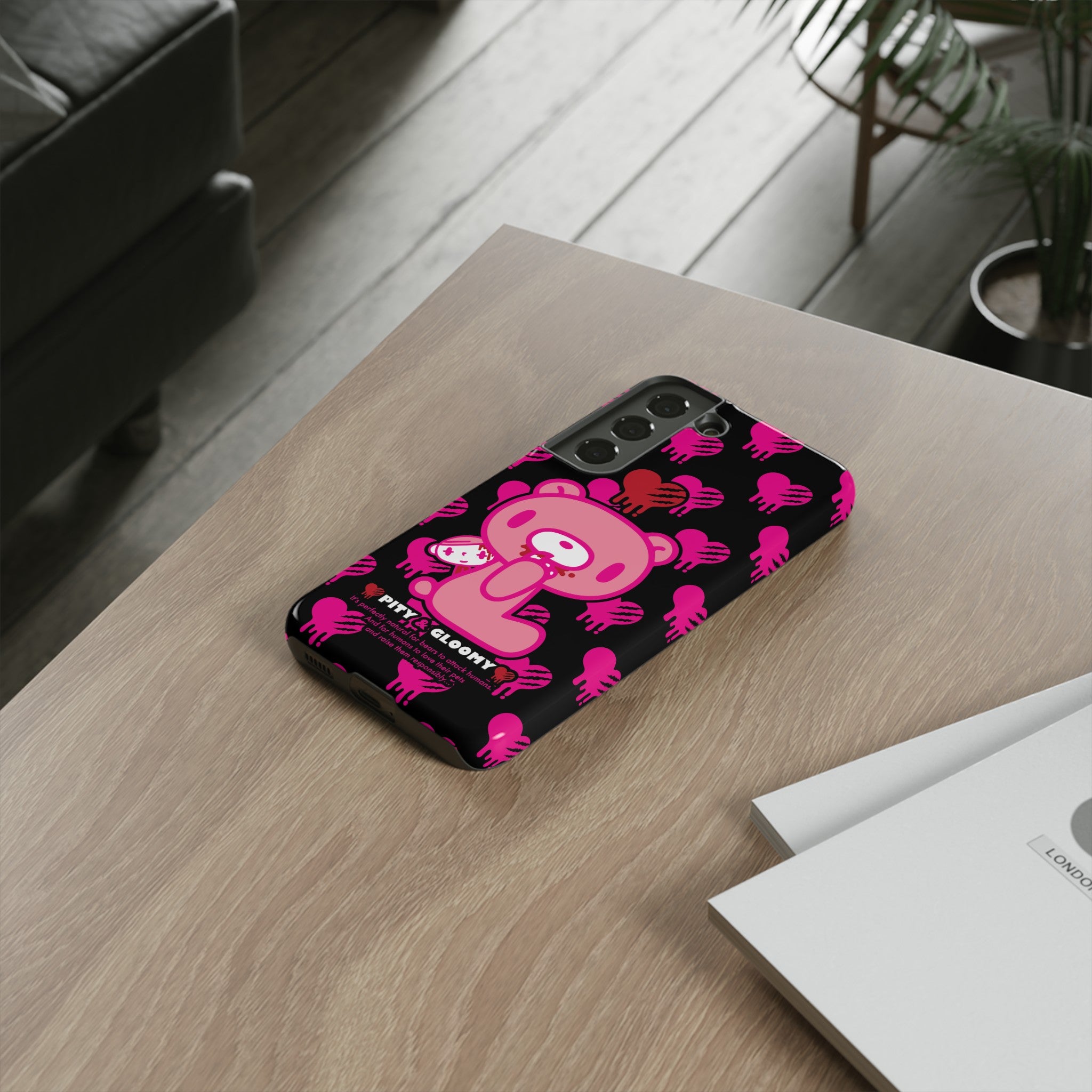 Gloomy Bear Pink Phone Case