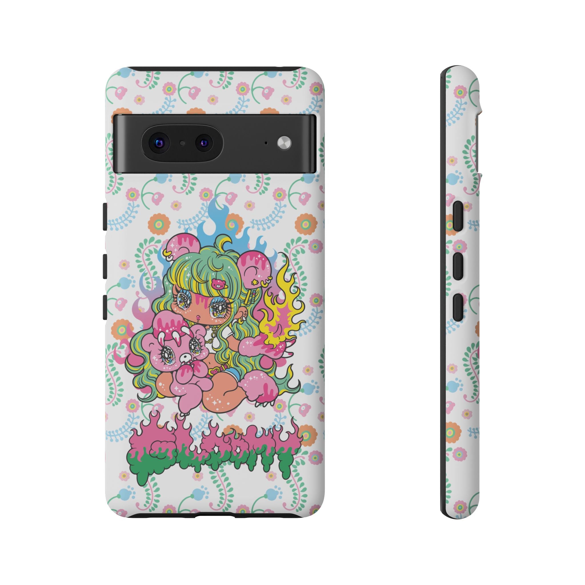 YURIE SEKIYA X GLOOMY BEAR ⭐️ FIRE GIRL PHONE CASE