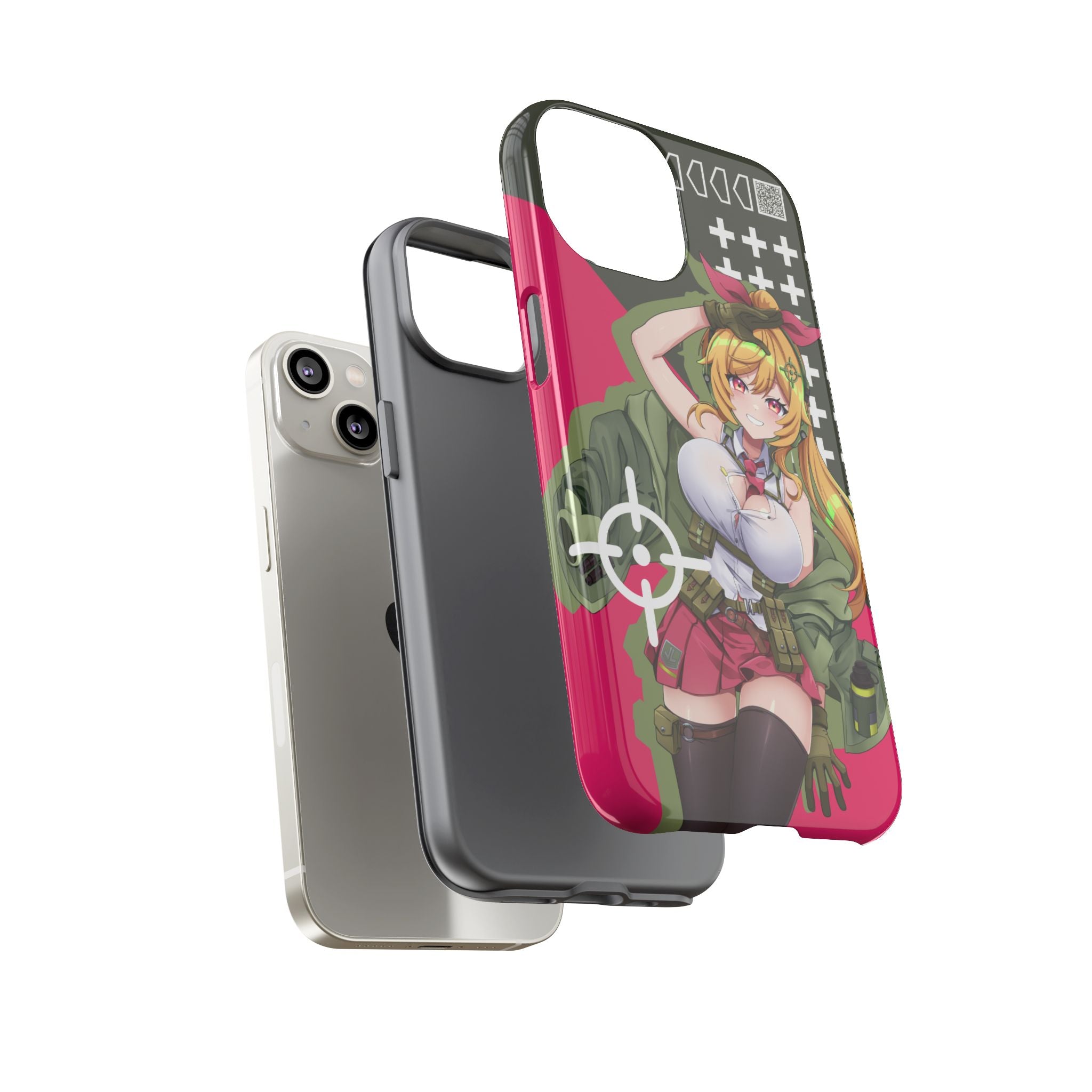 タレットガールズ - ロックオン スマホケース