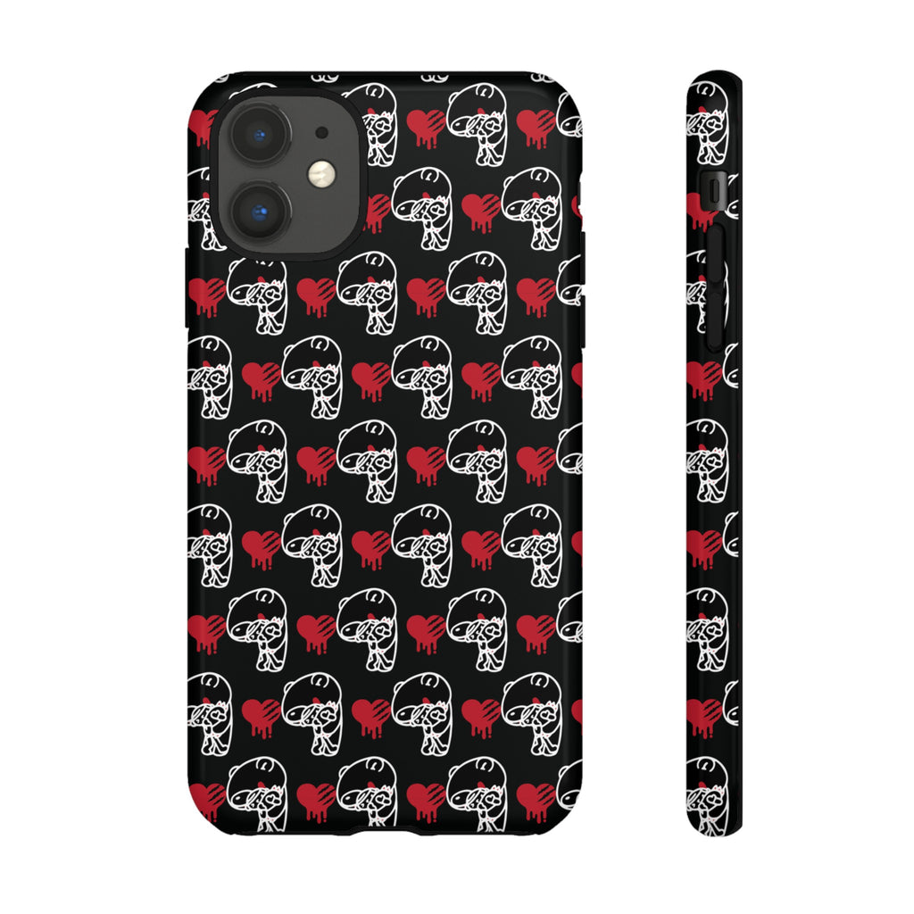 Gloomy & Pity Hug [Black] Phone Case