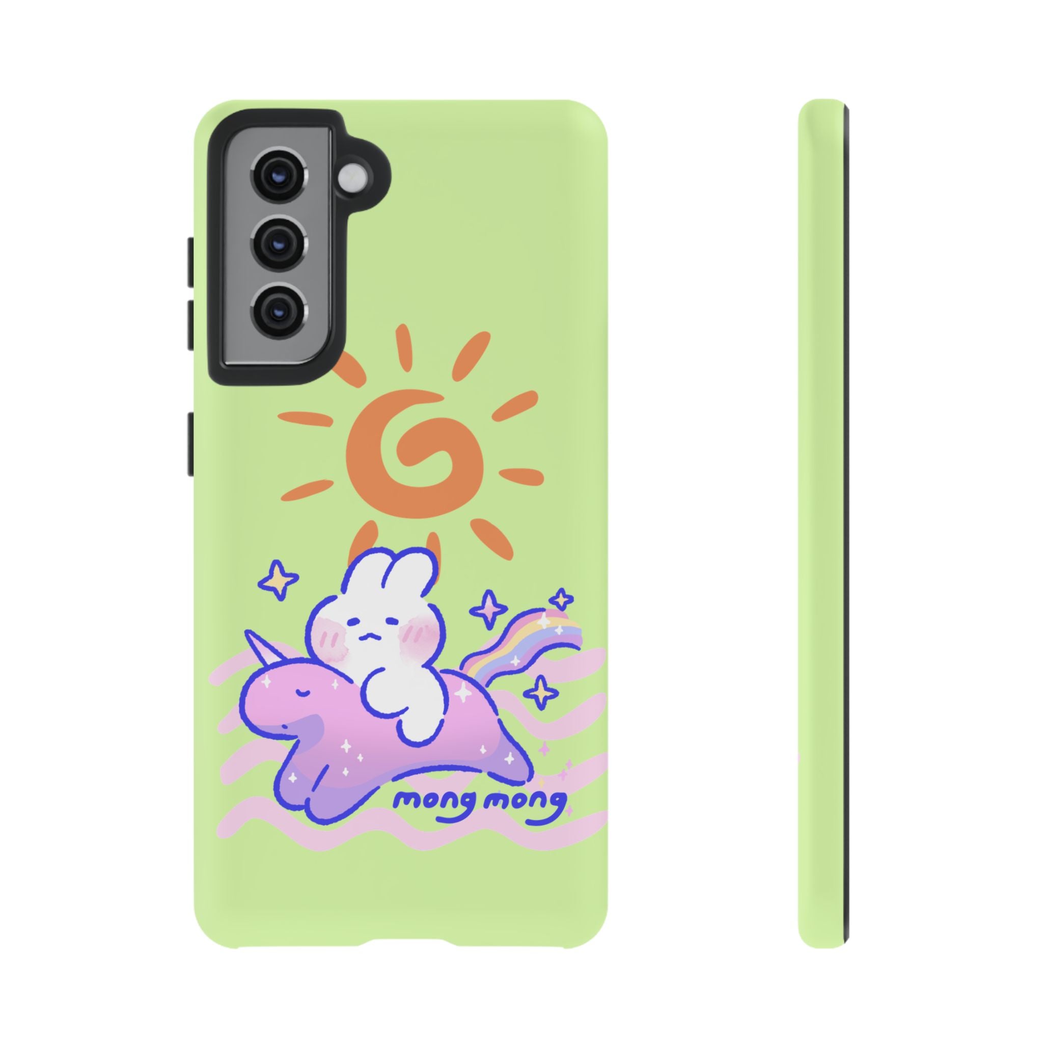 Lovely Mong Mong Ride a Unicorn Phone Case