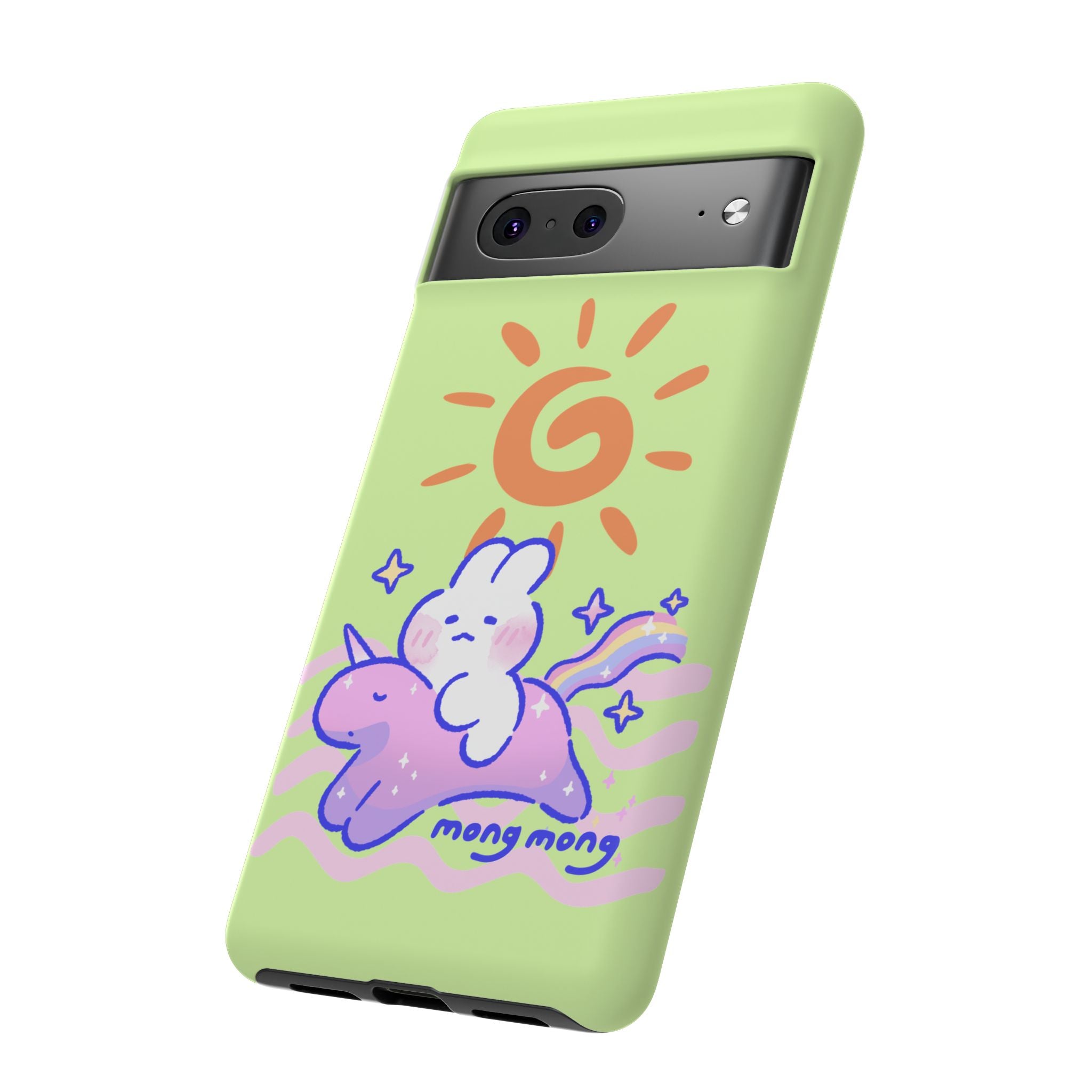 Lovely Mong Mong Ride a Unicorn Phone Case