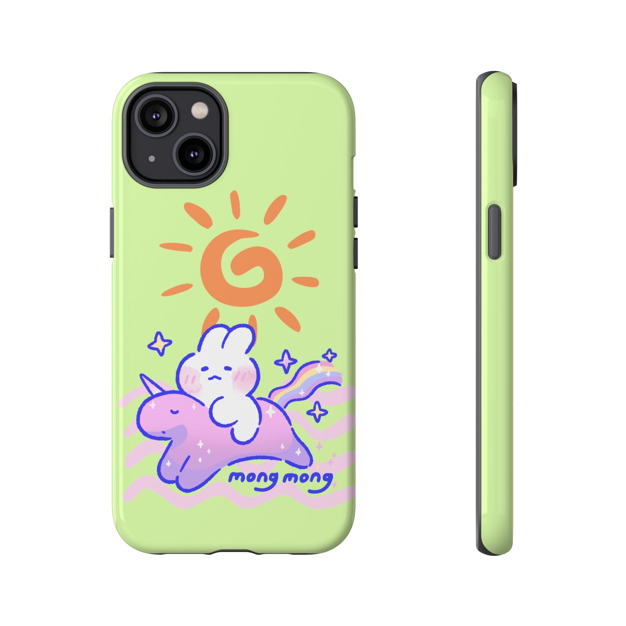 Lovely Mong Mong Ride a Unicorn Phone Case