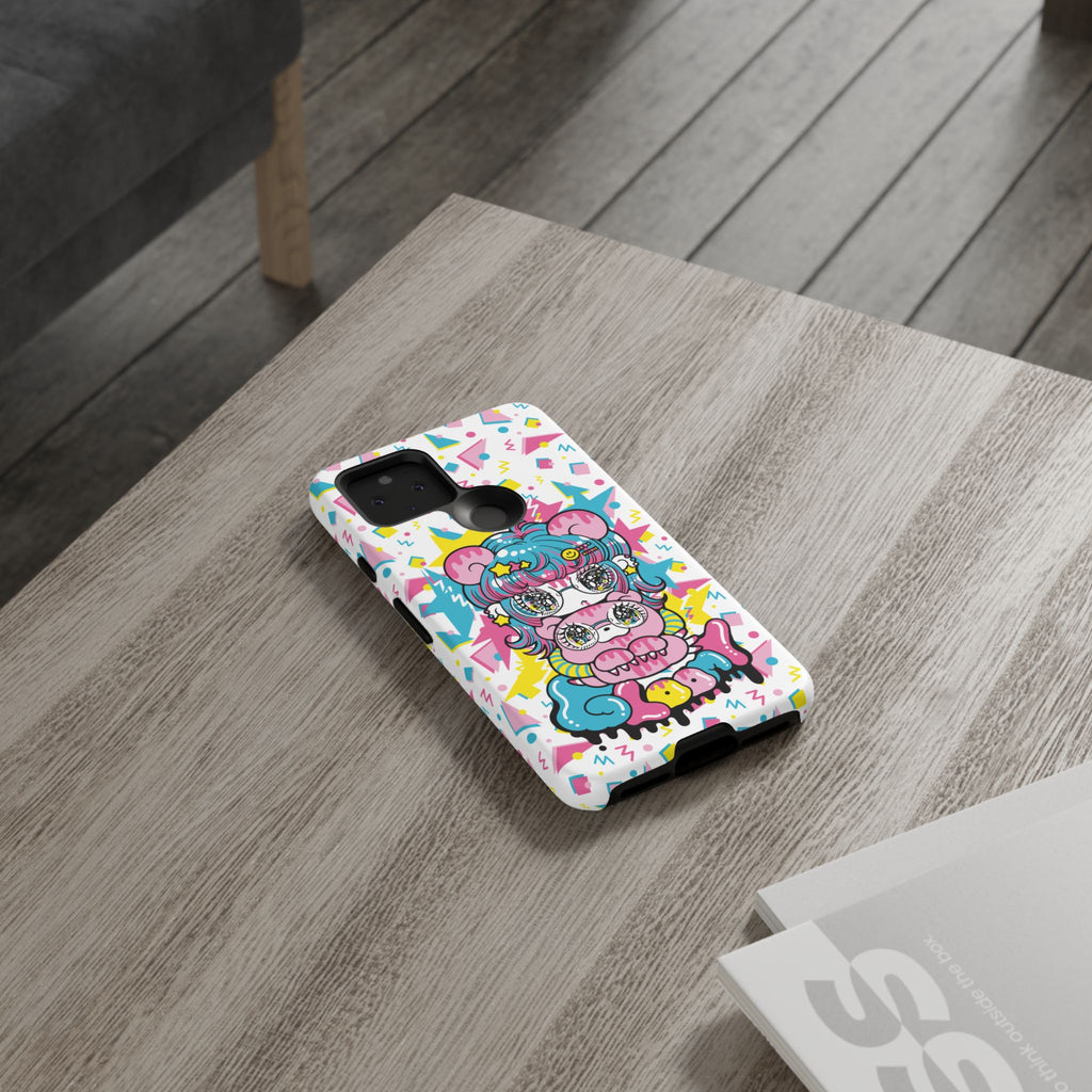 YURIE SEKIYA X GLOOMY BEAR ⭐️ FIRE GIRL PHONE CASE