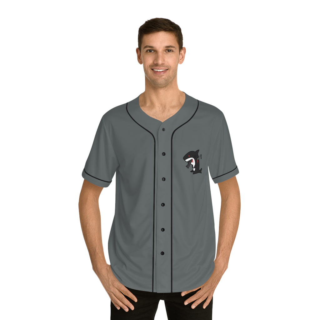 Black Slitgill Baseball Jersey (AOP)