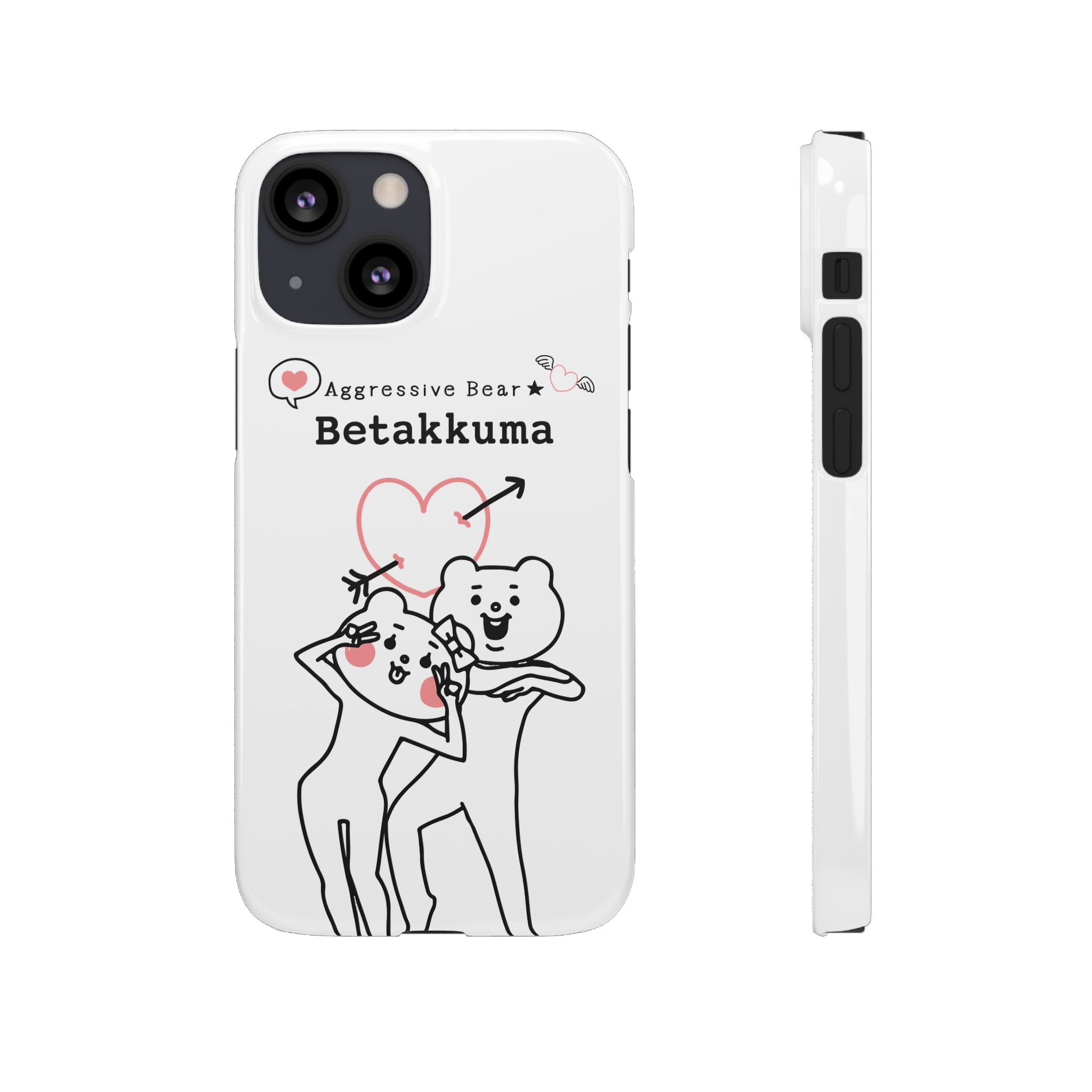 Betakkuma Arrow Heart Phone Case