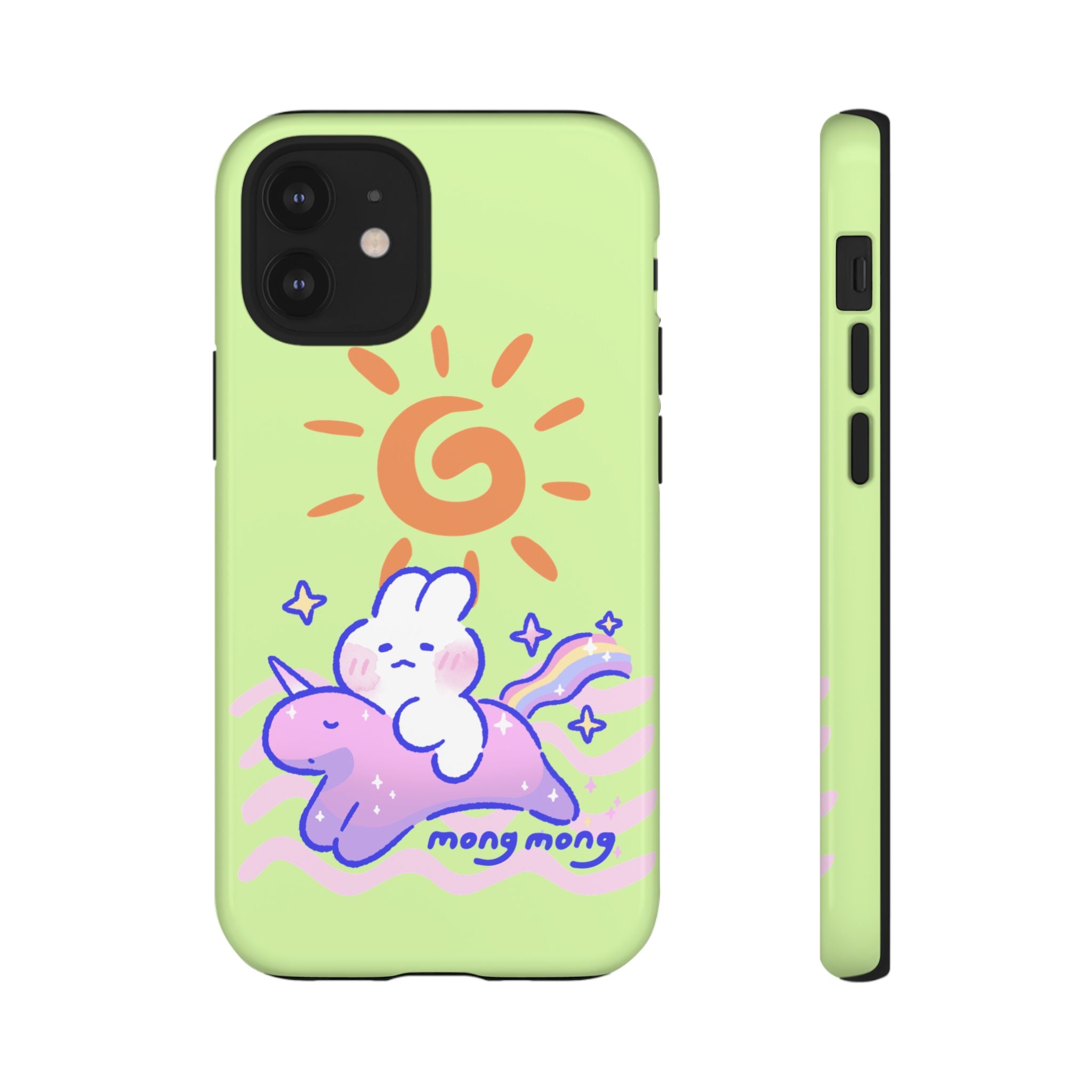 Lovely Mong Mong Ride a Unicorn Phone Case