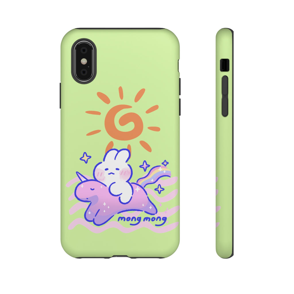 Lovely Mong Mong Ride a Unicorn Phone Case