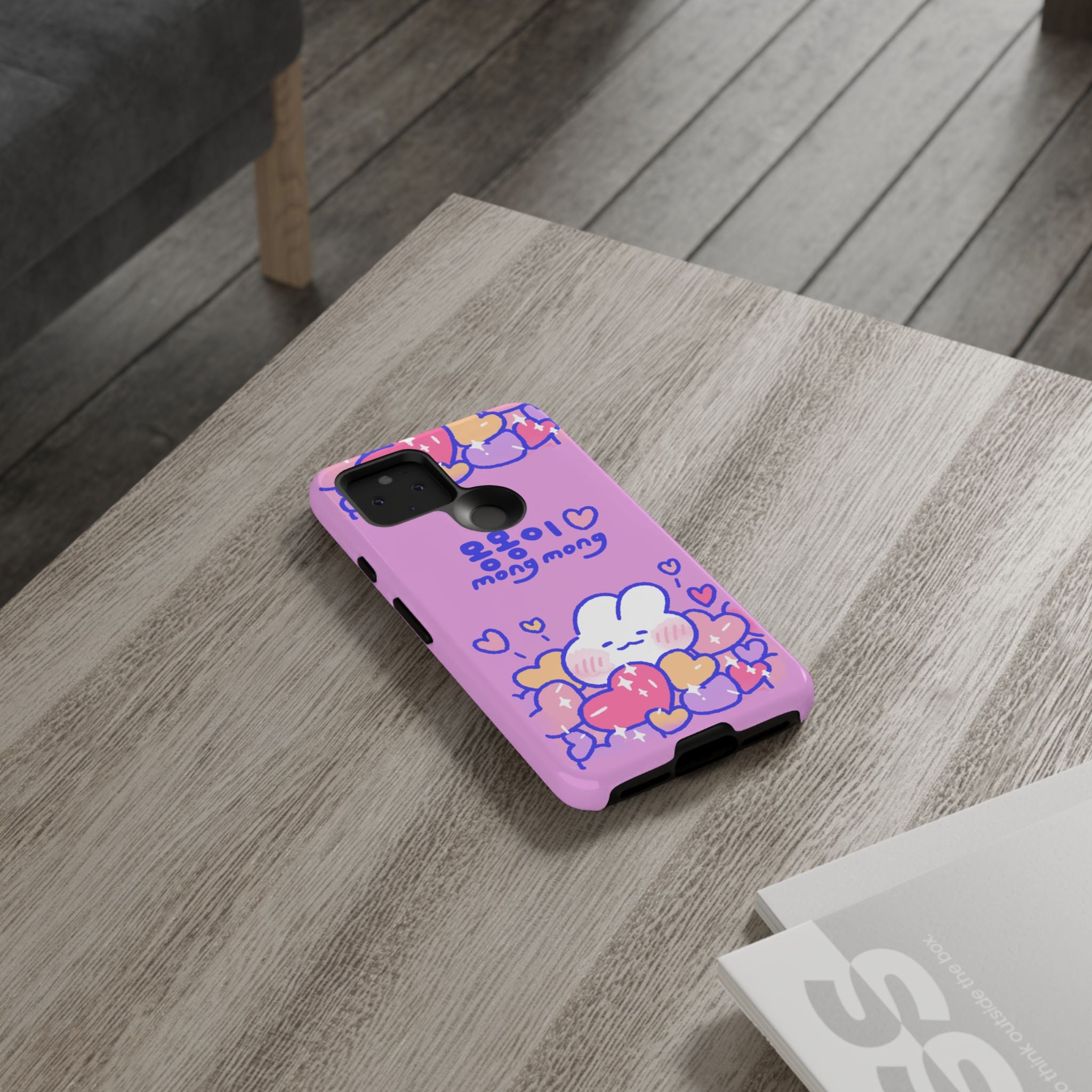 Lovely Mong Mong Heart Bath Phone Case