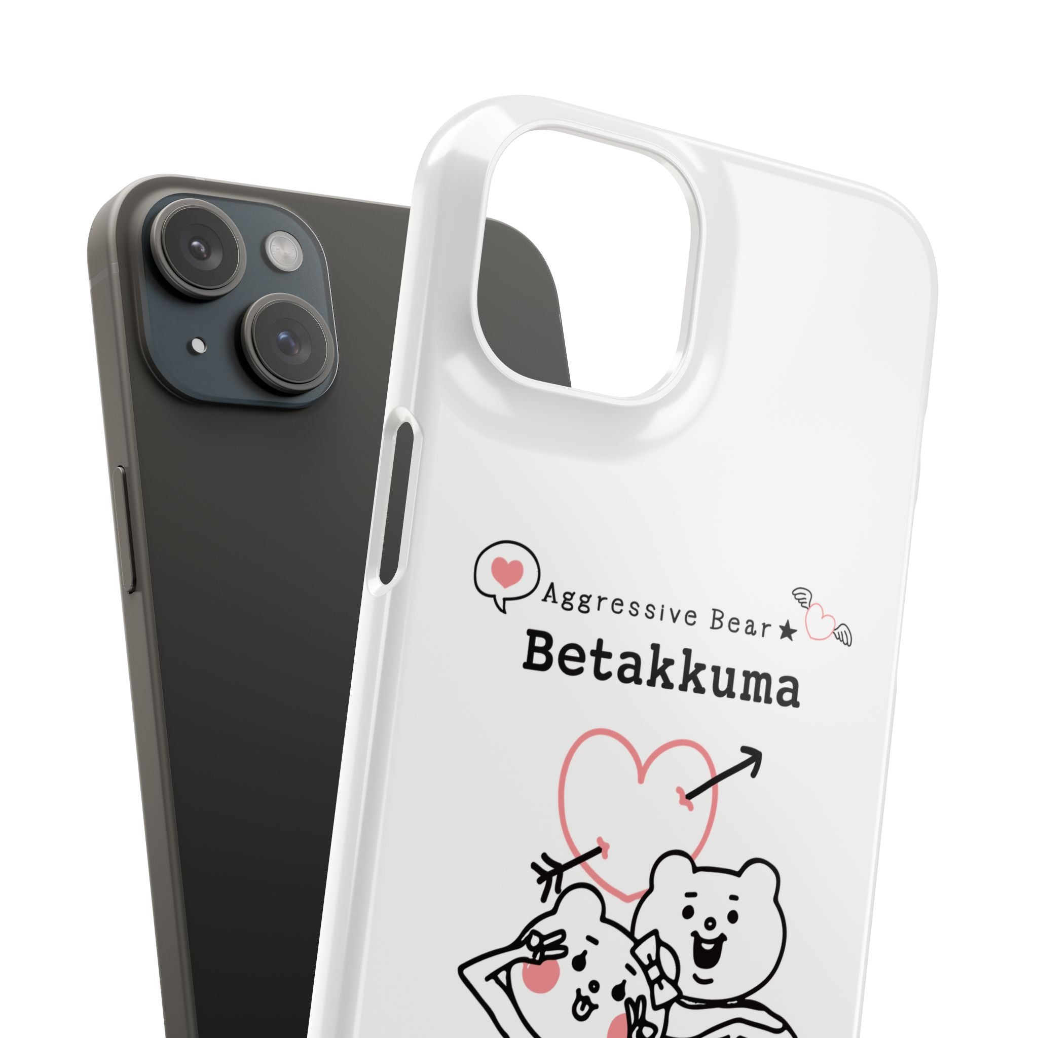 Betakkuma Arrow Heart Phone Case