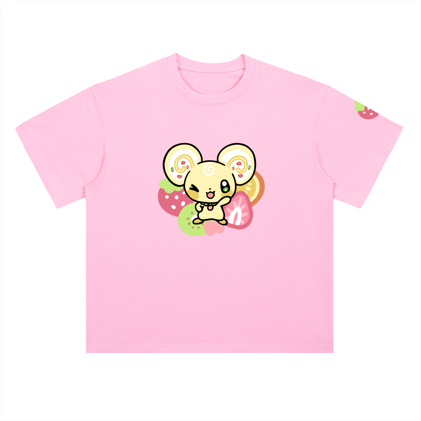 ロールケーキ・ドリーマリー - ロールケーキクマTシャツ