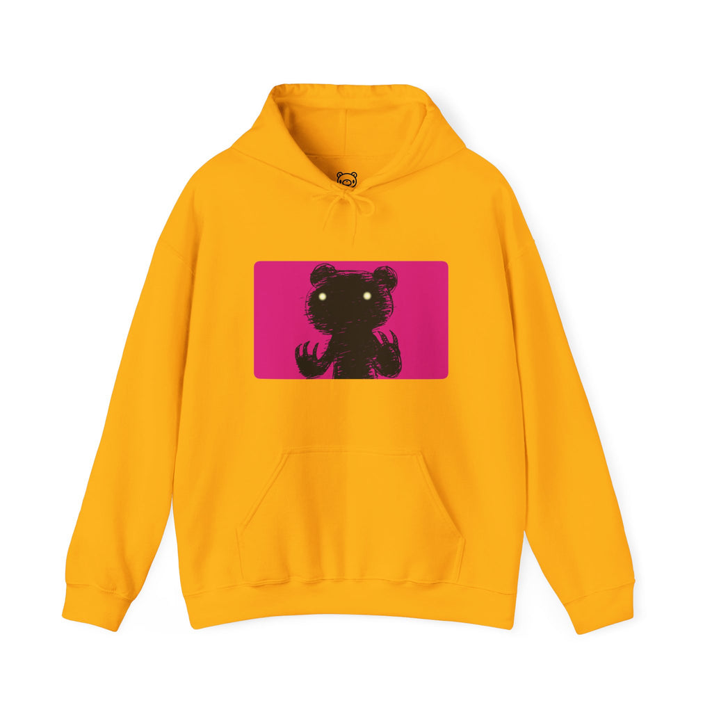 Pink Block Abstraction Gloomy Bear Hoodie