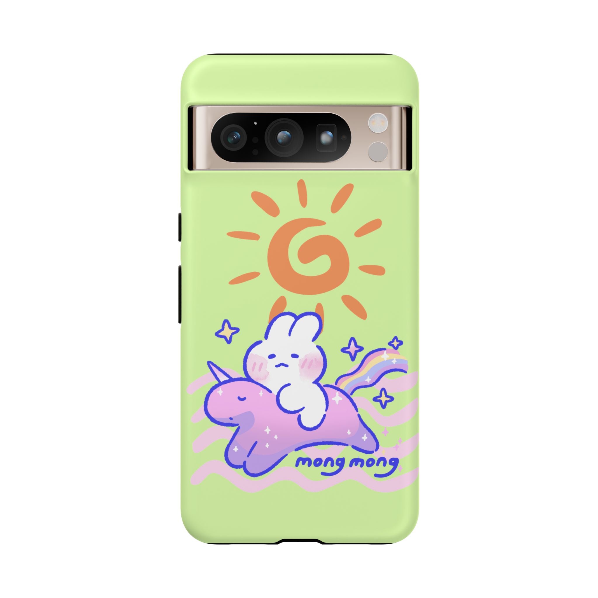 Lovely Mong Mong Ride a Unicorn Phone Case