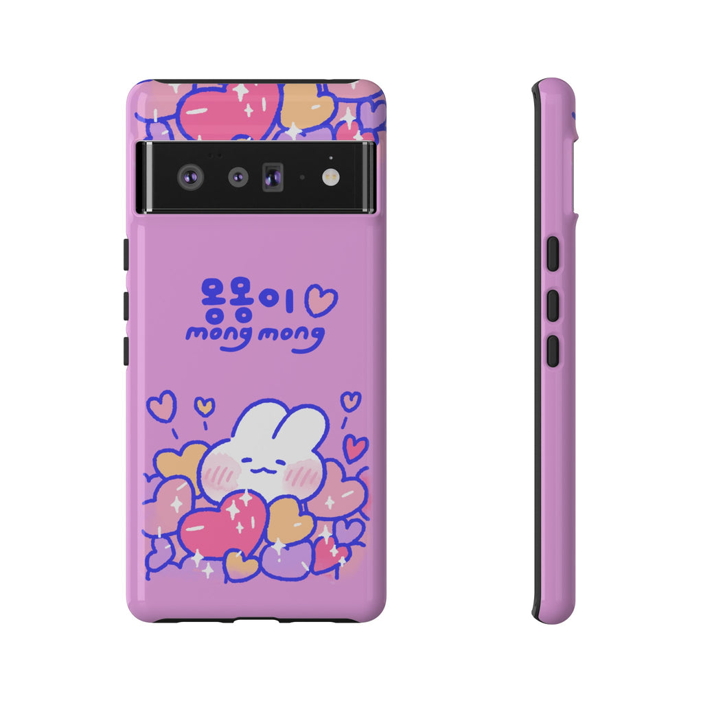 Lovely Mong Mong Heart Bath Phone Case