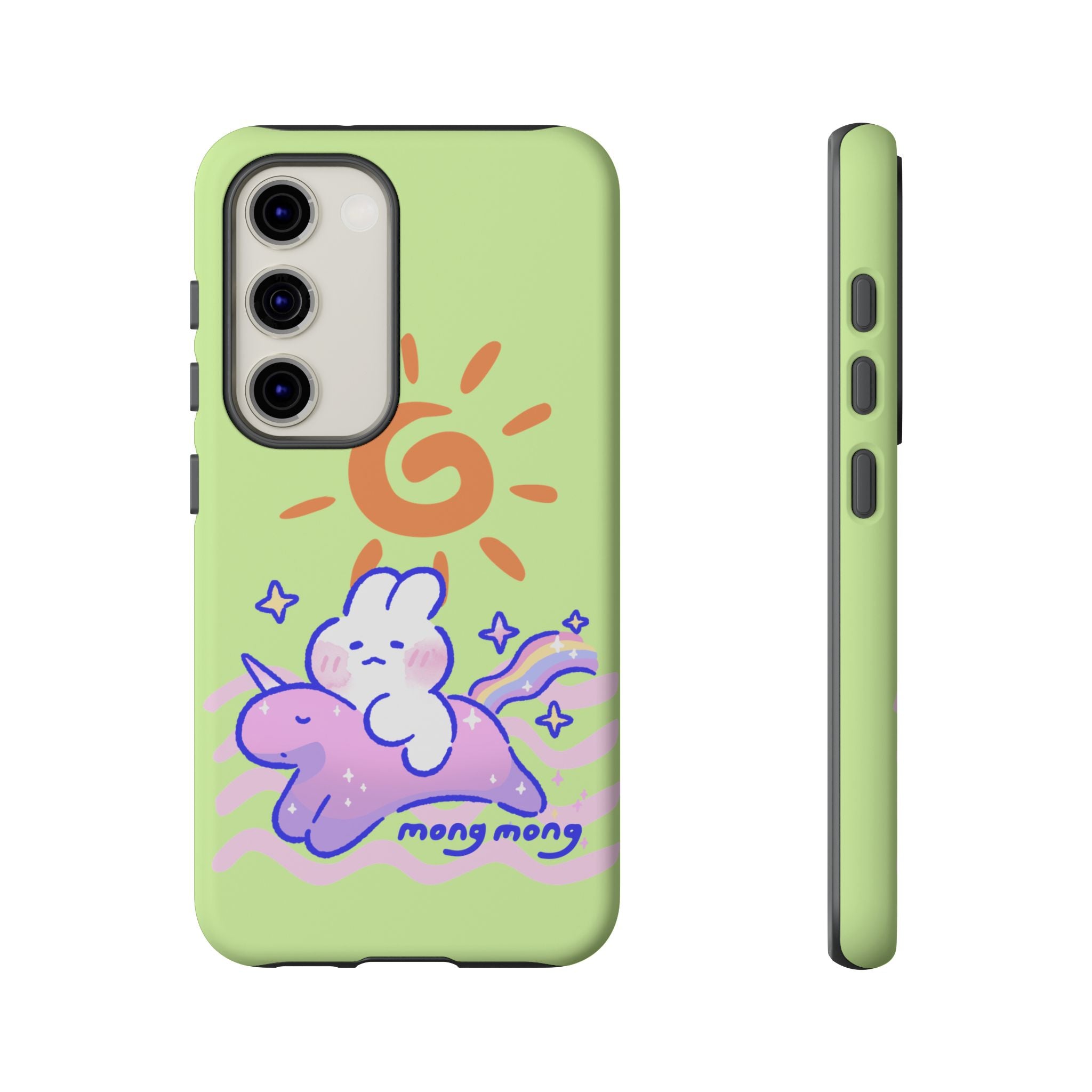 Lovely Mong Mong Ride a Unicorn Phone Case