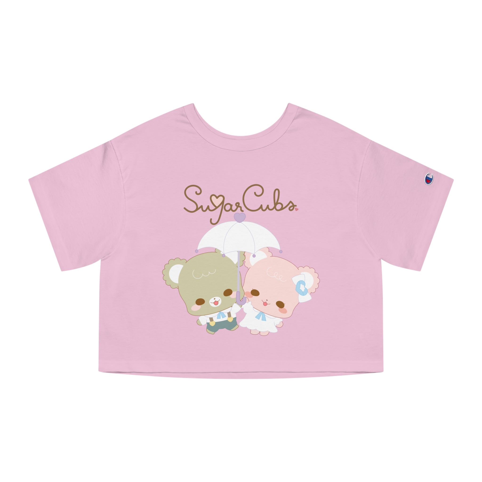 Sugar Cubs Love T Champion Women's Heritage Cropped T-Shirt