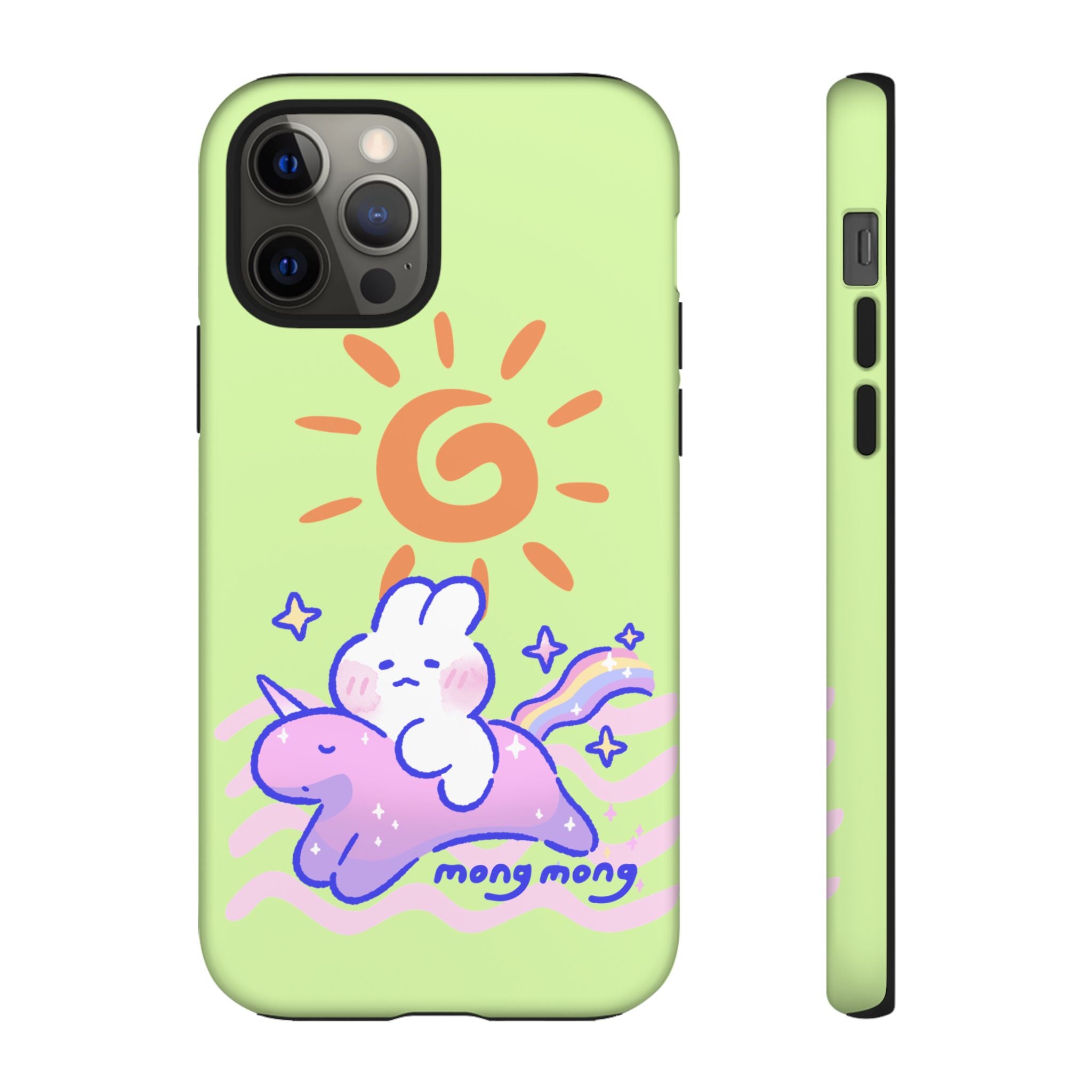 Lovely Mong Mong Ride a Unicorn Phone Case