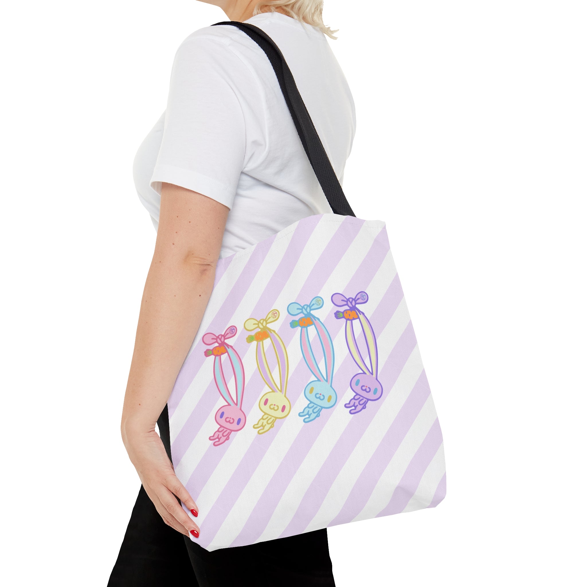 All Purpose Bunny Swing Pastel Tote Bag