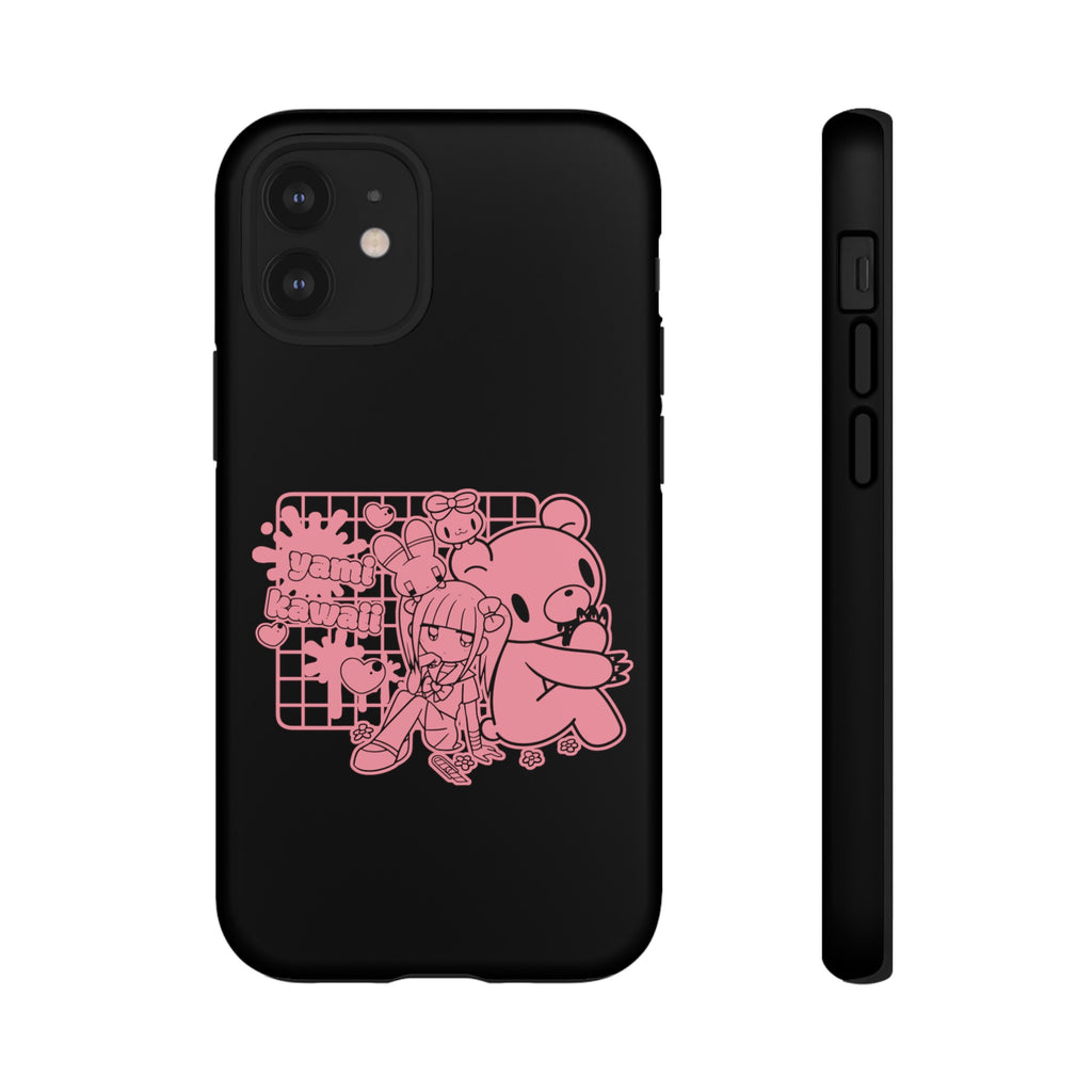 Menherachan X Gloomy Bear Yami Kawaii Phone Case