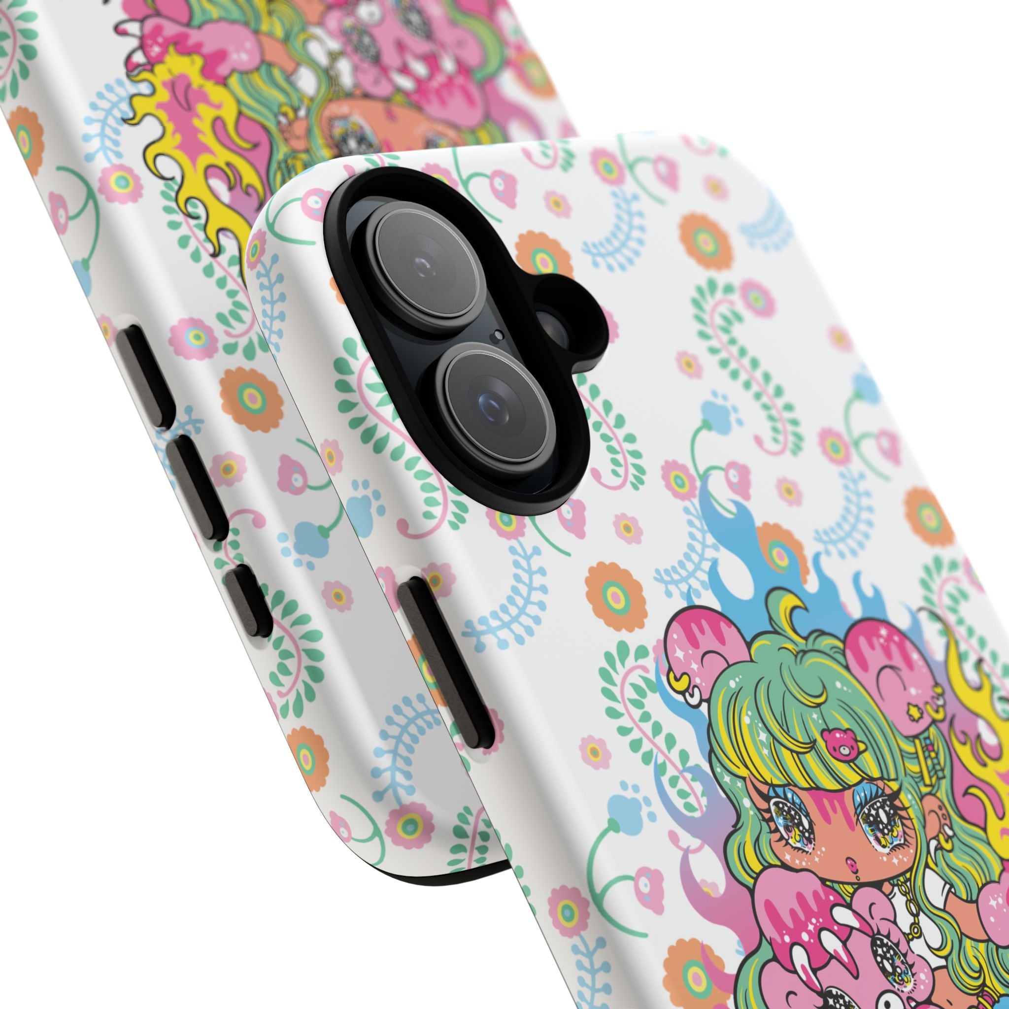 YURIE SEKIYA X GLOOMY BEAR ⭐️ FIRE GIRL PHONE CASE