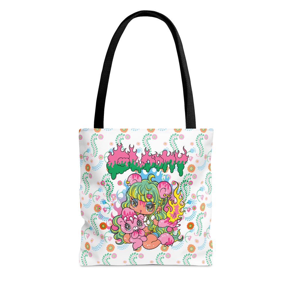 YURIE SEKIYA X GLOOMY BEAR🌟FLAME GAL - Tote Bag