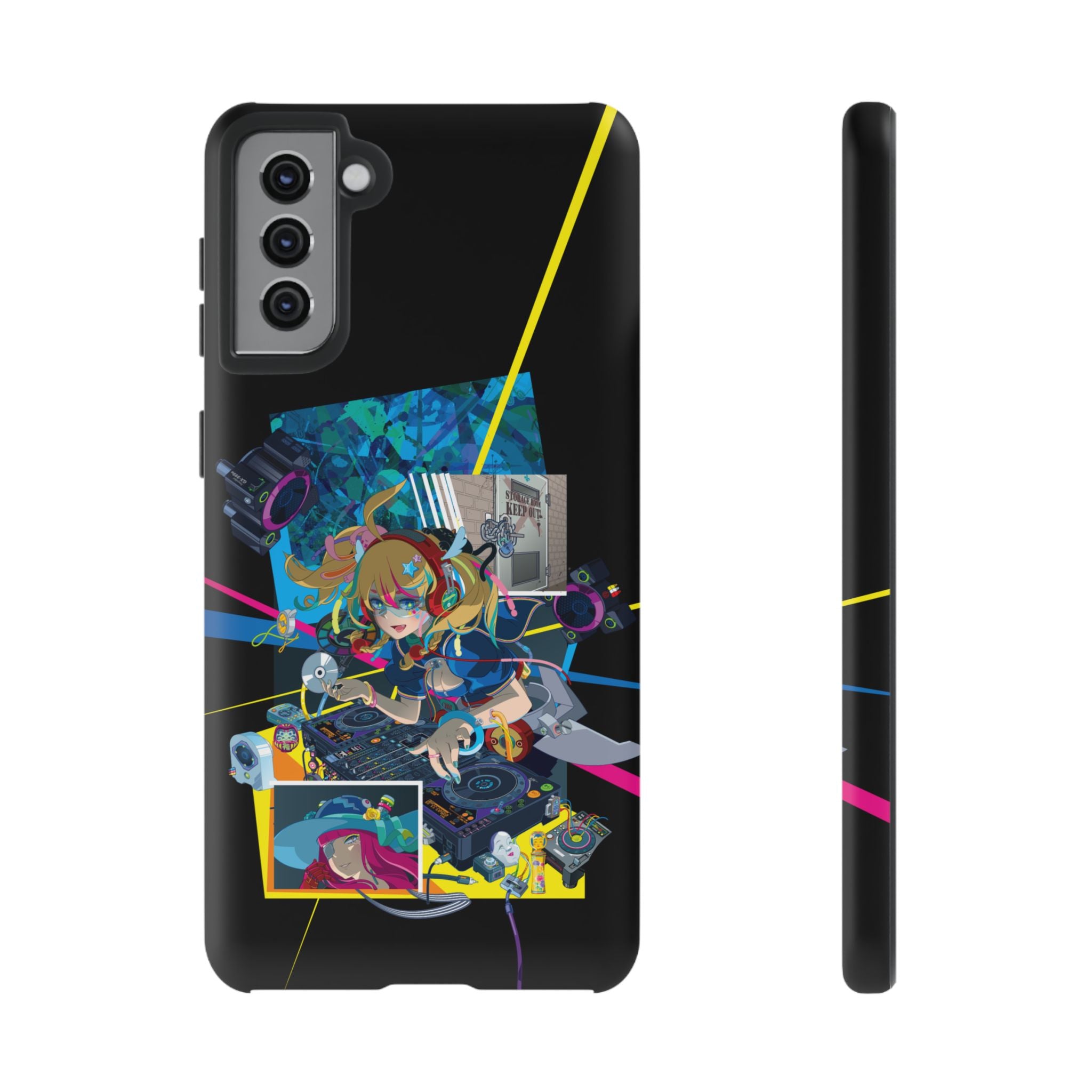 HYPERSONIC music club DJ VAL - Tough Phone Case